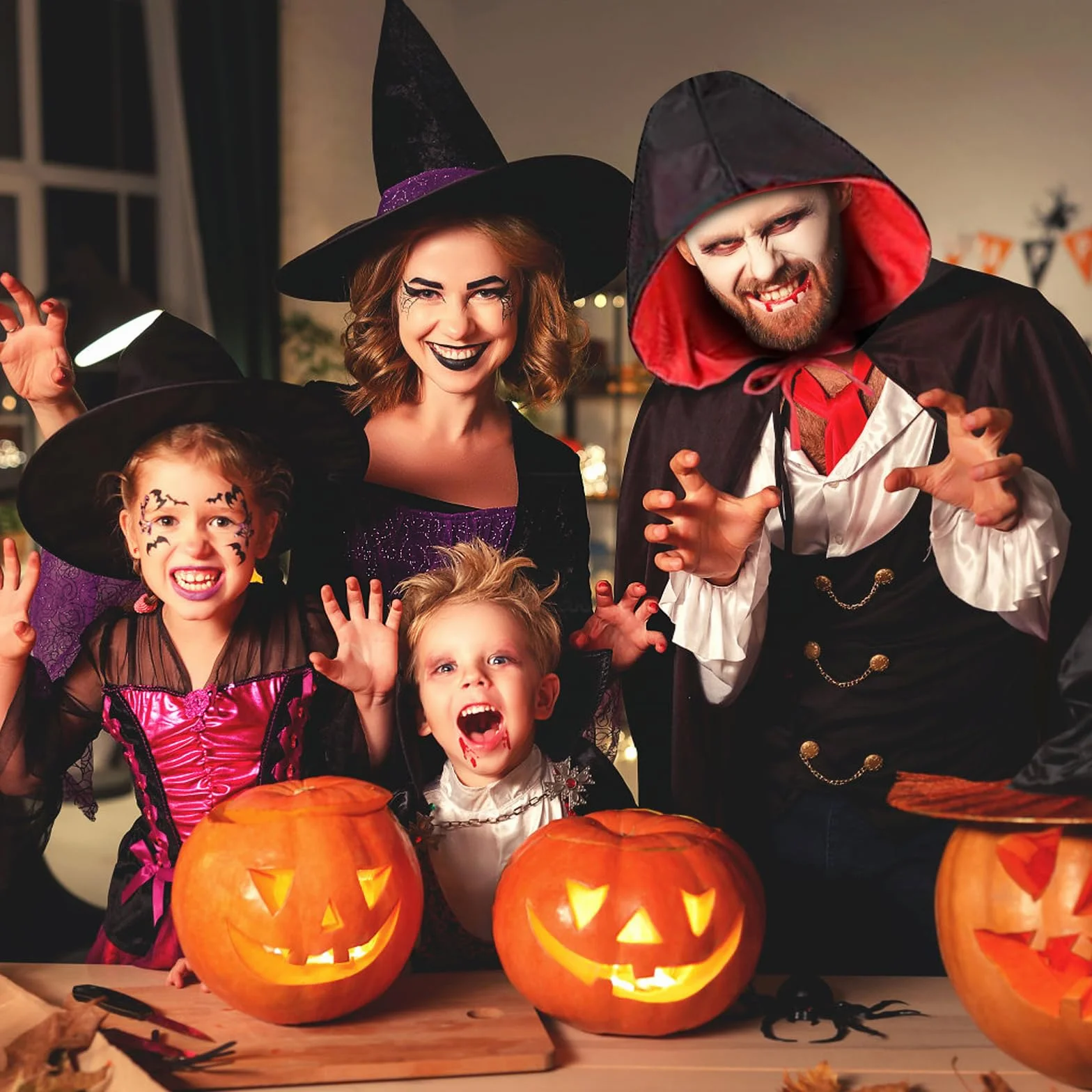 Halloween peleryna z kapturem wampira, peleryna z kapturem, czarno-czerwona, dwustronna, Halloween, chudy mężczyzna, kostium na Halloween dla dorosłych