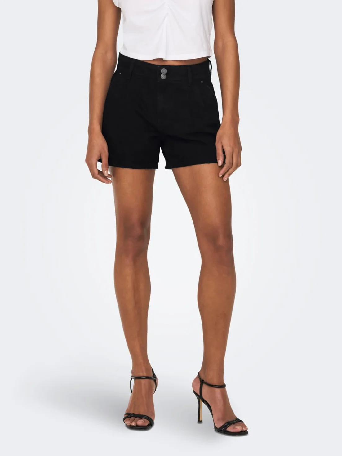 ONLY Onldebbie Life Hw Dnm Chino Shorts Rok Prod - Shorty Kobiety