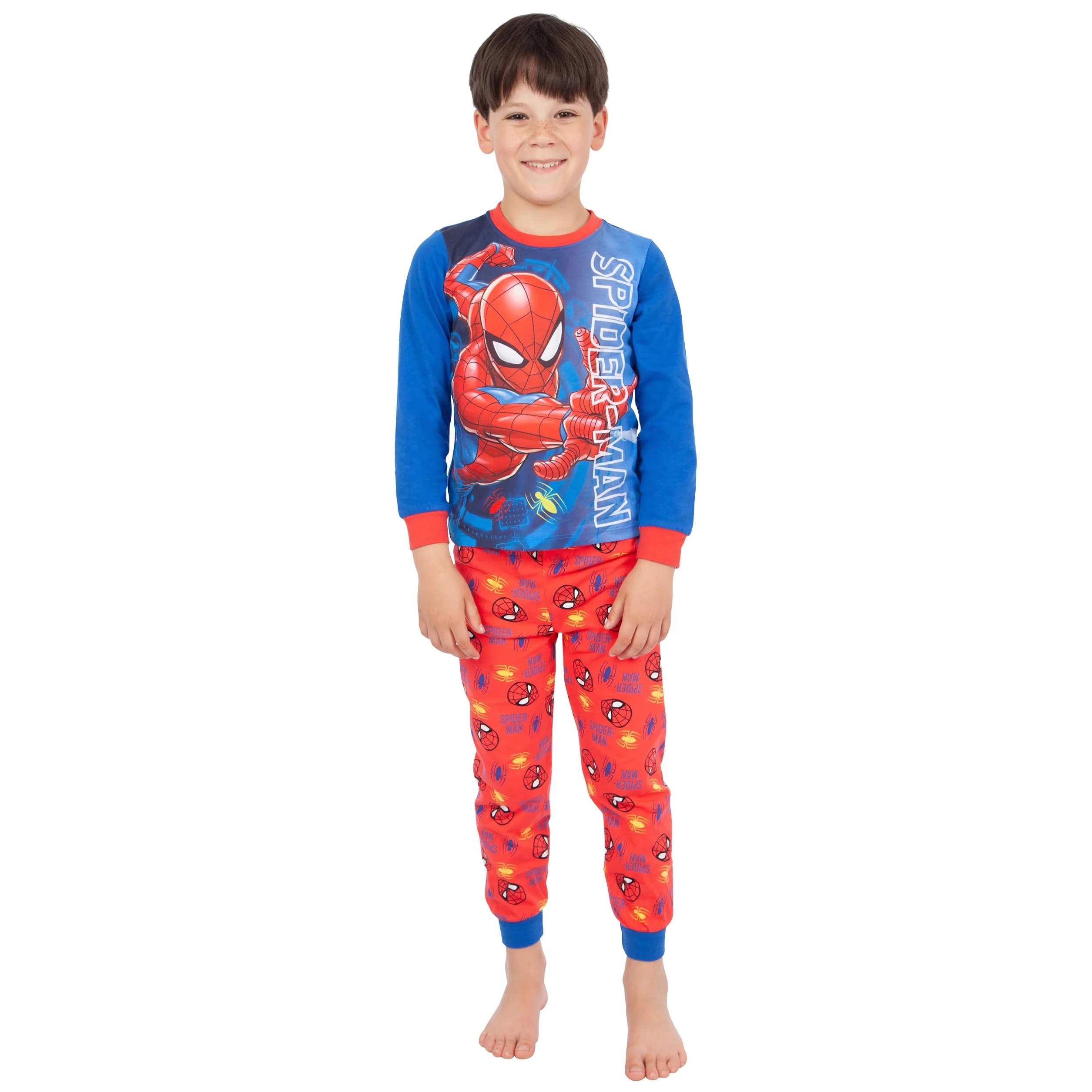 Marvel Chłopcy Szlafrok Piżama Spiderman