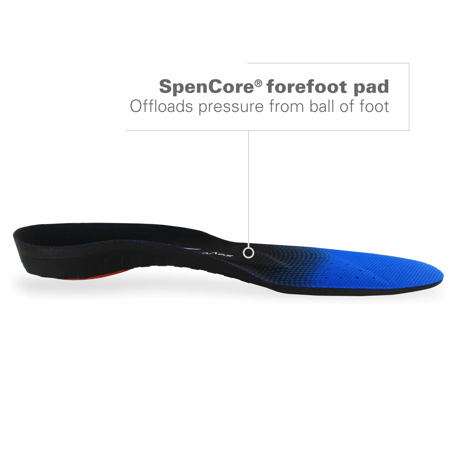 Spenco Total Support Max wkładka – sztywne podparcie łuku, podkładka na przednią stopę SpenCore zapewnia doskonałą amortyzację, system 3-POD dla amortyzacji wstrząsów i stabilności, idealna dla