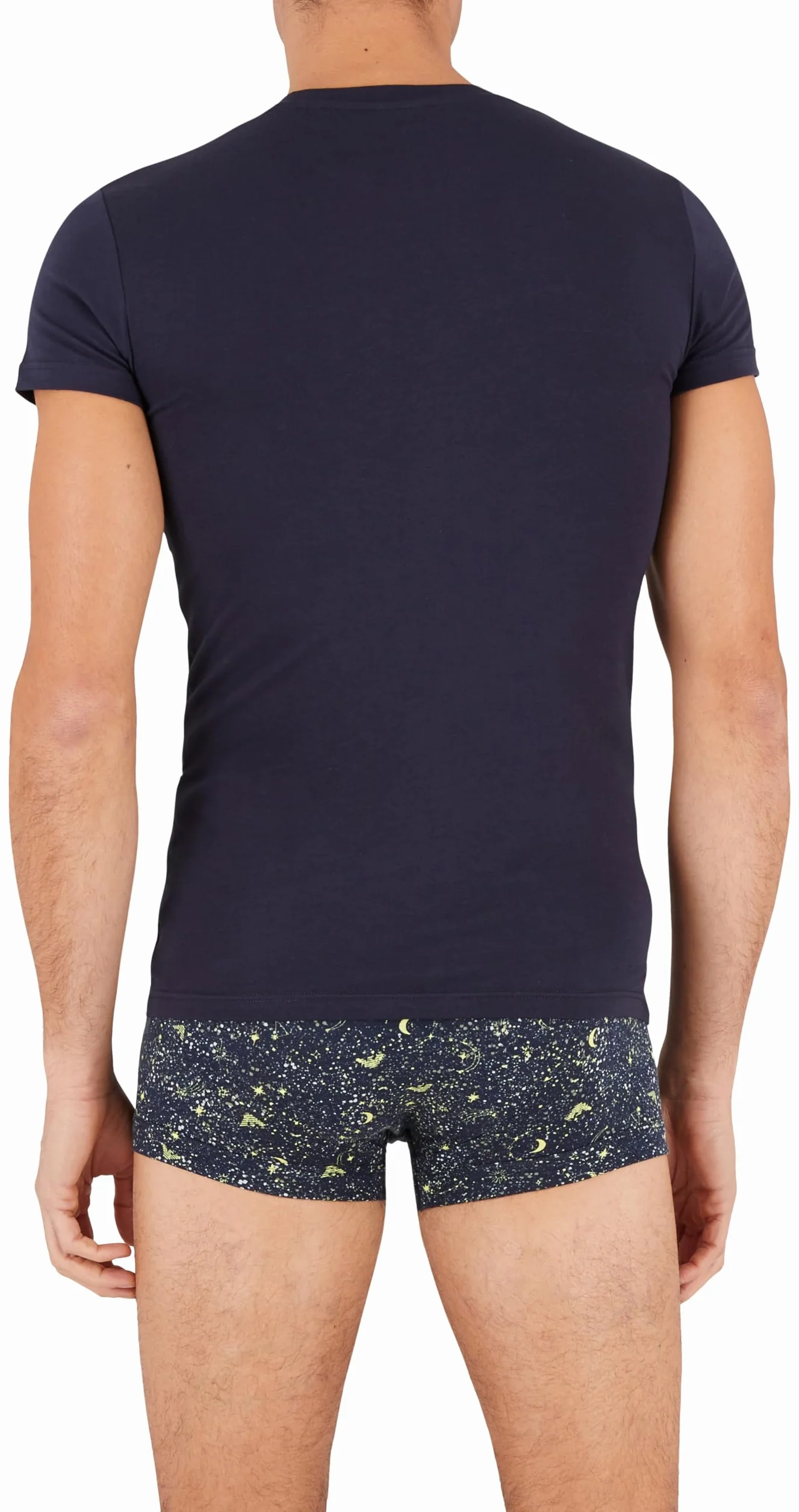 Emporio Armani Trunks Mężczyźni Christmas Stretch Cotton Crew Neck T-shirty + Trunk