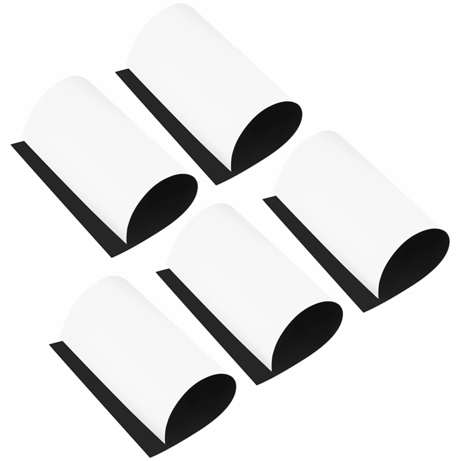 Arkusze Magnetyczne do Wydruku, 5pcs A4 Elastyczna Magnetyczna Arkusz Drukowania Magnetyka do Druku do Wydruku Magnesu Papieru do Wydruku, Błyszczący Papierowy Papier Nie