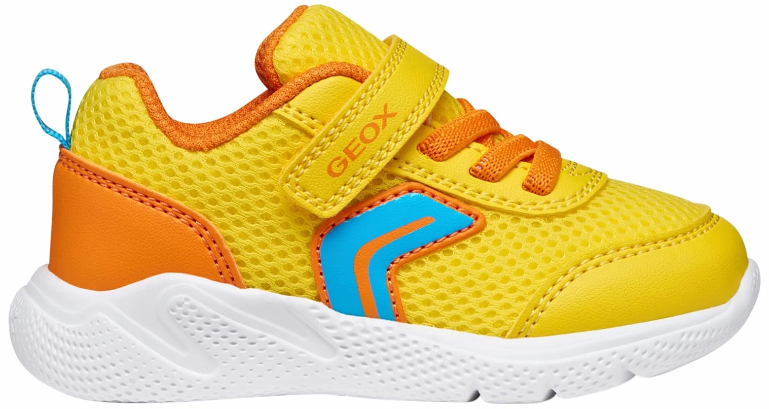 Geox B SPRINTYE Boy C Sneakers, żółte/pomarańczowe, 26 EU