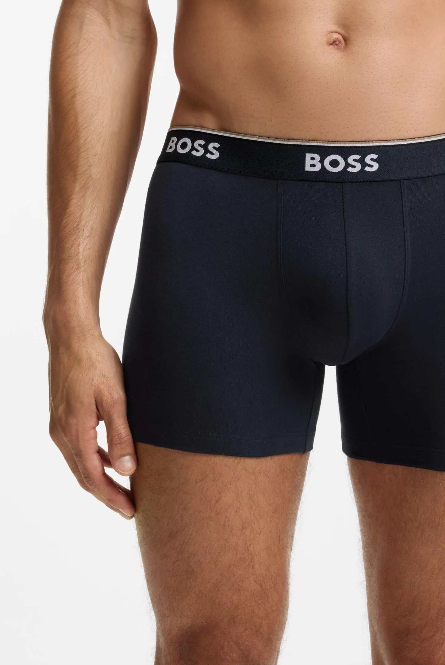 Hugo Boss Mężczyźni Boxer Brief 3P Co/El Bokserki, Wielokolorowy, XXL