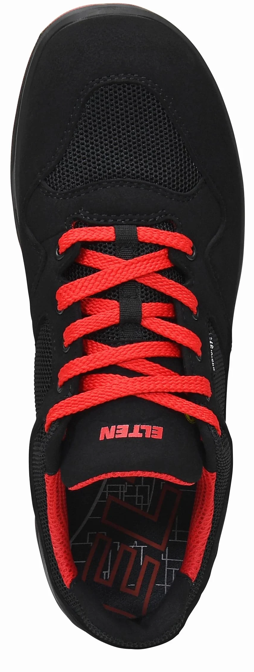 ELTEN ELTEN Sicherheitsschuhe LAKERS XXT Low ESD S1P, Damen, Herren, sportlich, leicht, schwarz/rot, Kunststoffkappe - trampki bezpieczeństwa Uniseks
