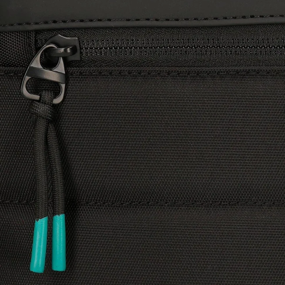 Adept Dmas Torba na ramię Czarny 15x19,5x6 cm Poliester i PU, Czarny, Torba na ramię