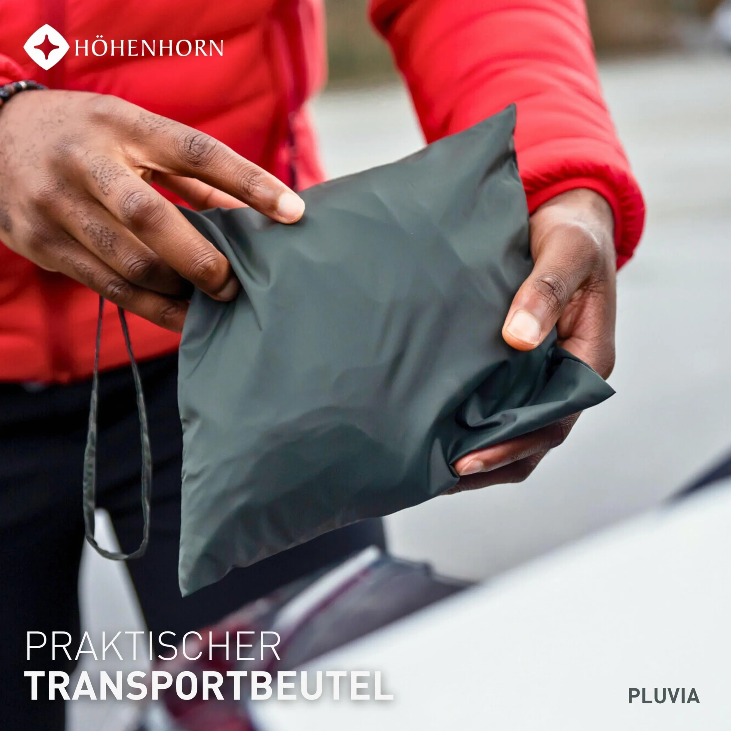 Höhenhorn Pluvia męskie spodnie przeciwdeszczowe, wodoodporne, oddychające, z workiem transportowym