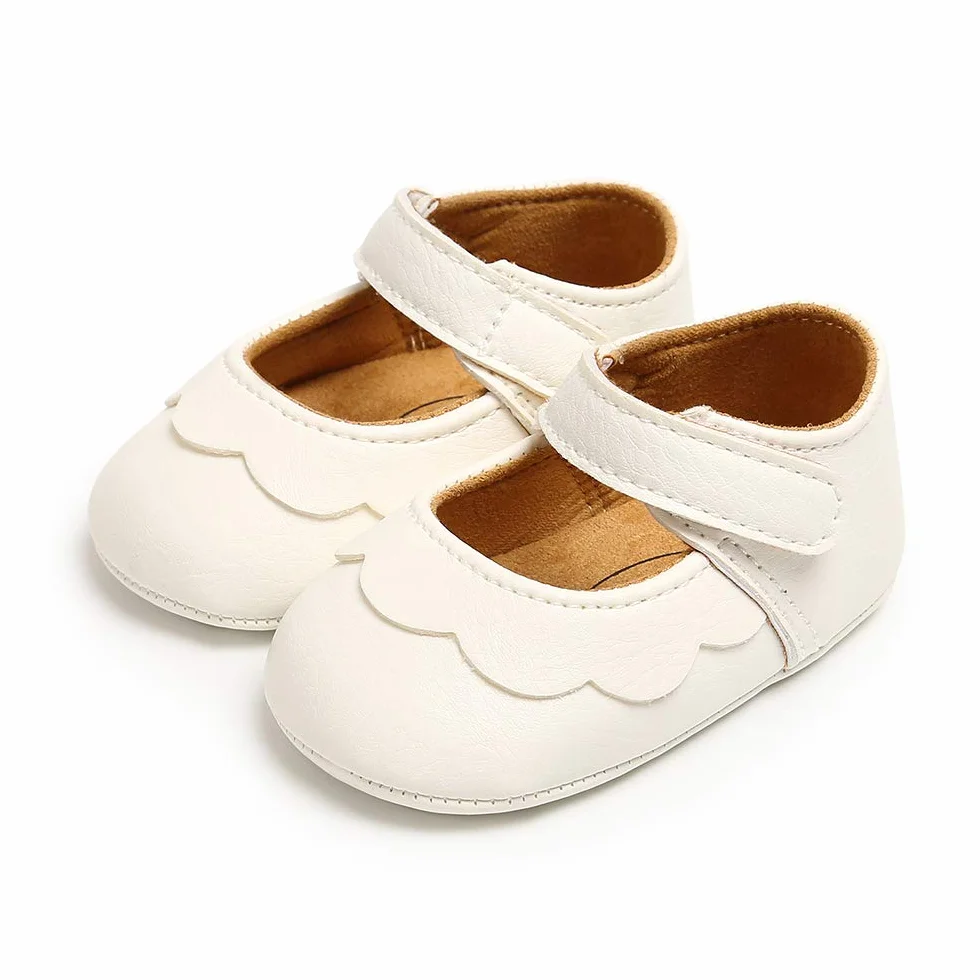 Baby Mary Jane buty dla niemowląt antypoślizgowe buty ślubne do pierwszego chodzenia