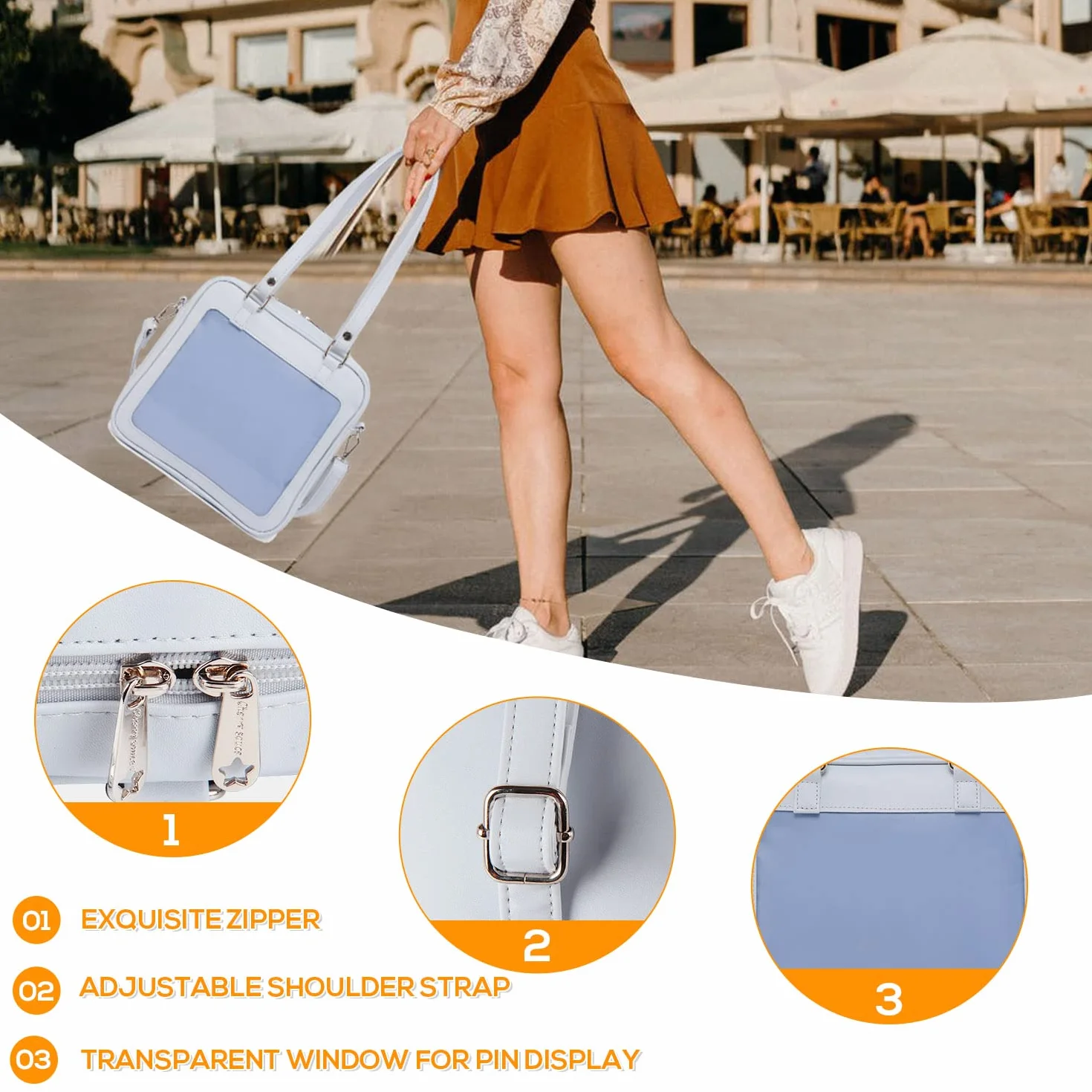 Ita Bag Kawaii plecak torebka damska crossbody torba kurierska japońska JK jednolite torebki na ramię