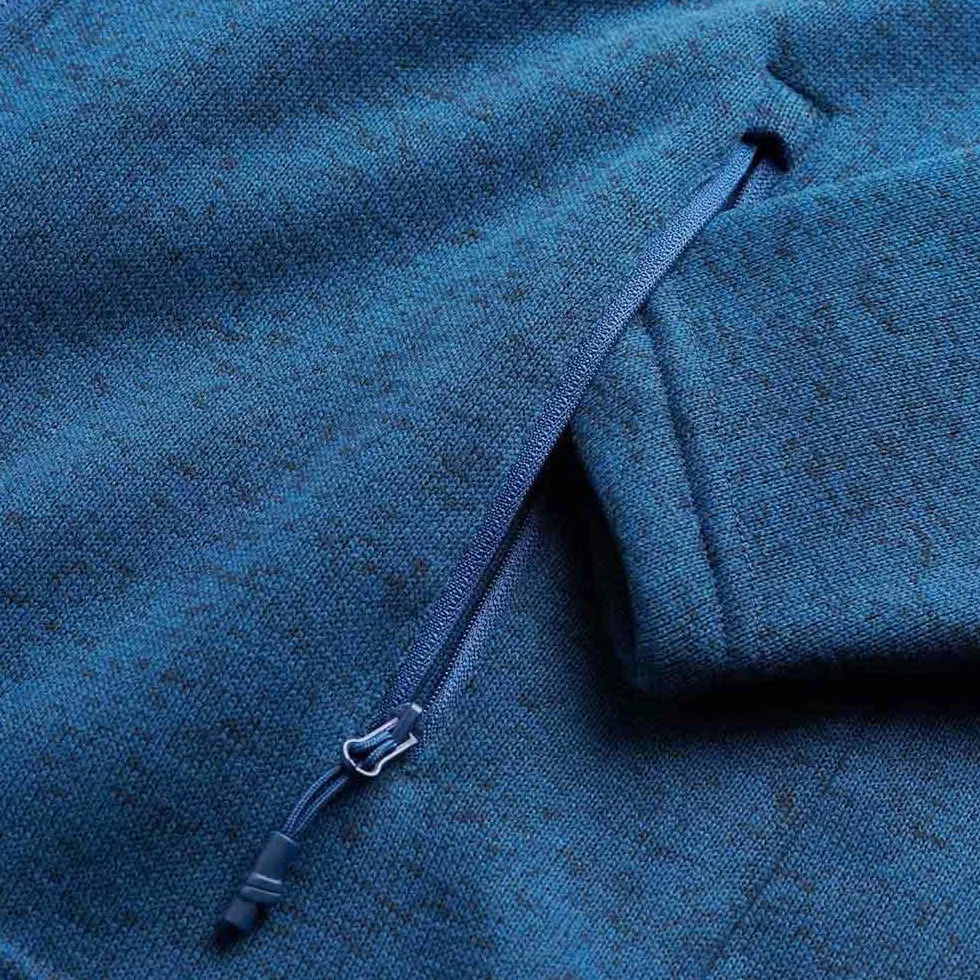 Chaqueta de Punto muy cálida, Ligera y Confortable. C: Azul Marino T: S