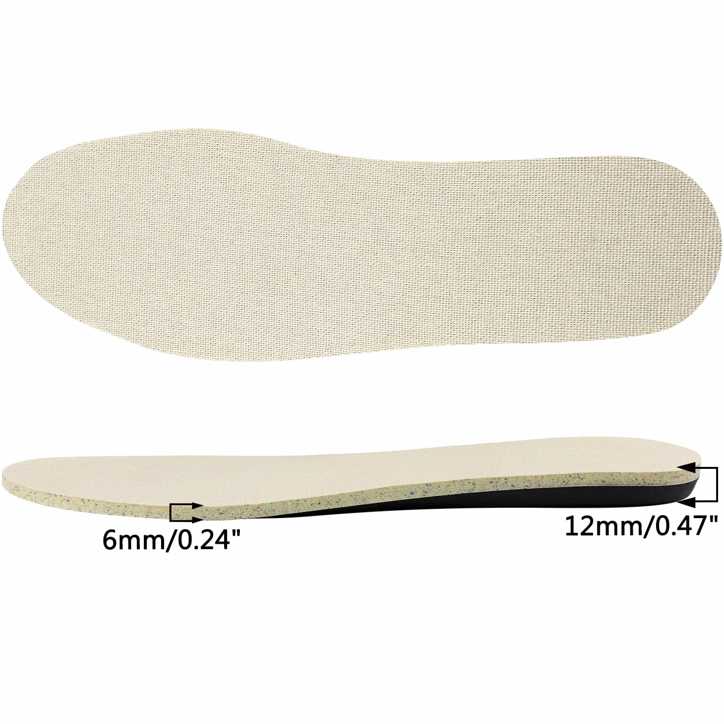 Endoto Wkładki do Converse Butów, Zamiennik Wkladka Zamienne Insoles Replacement Insert(44 EU)