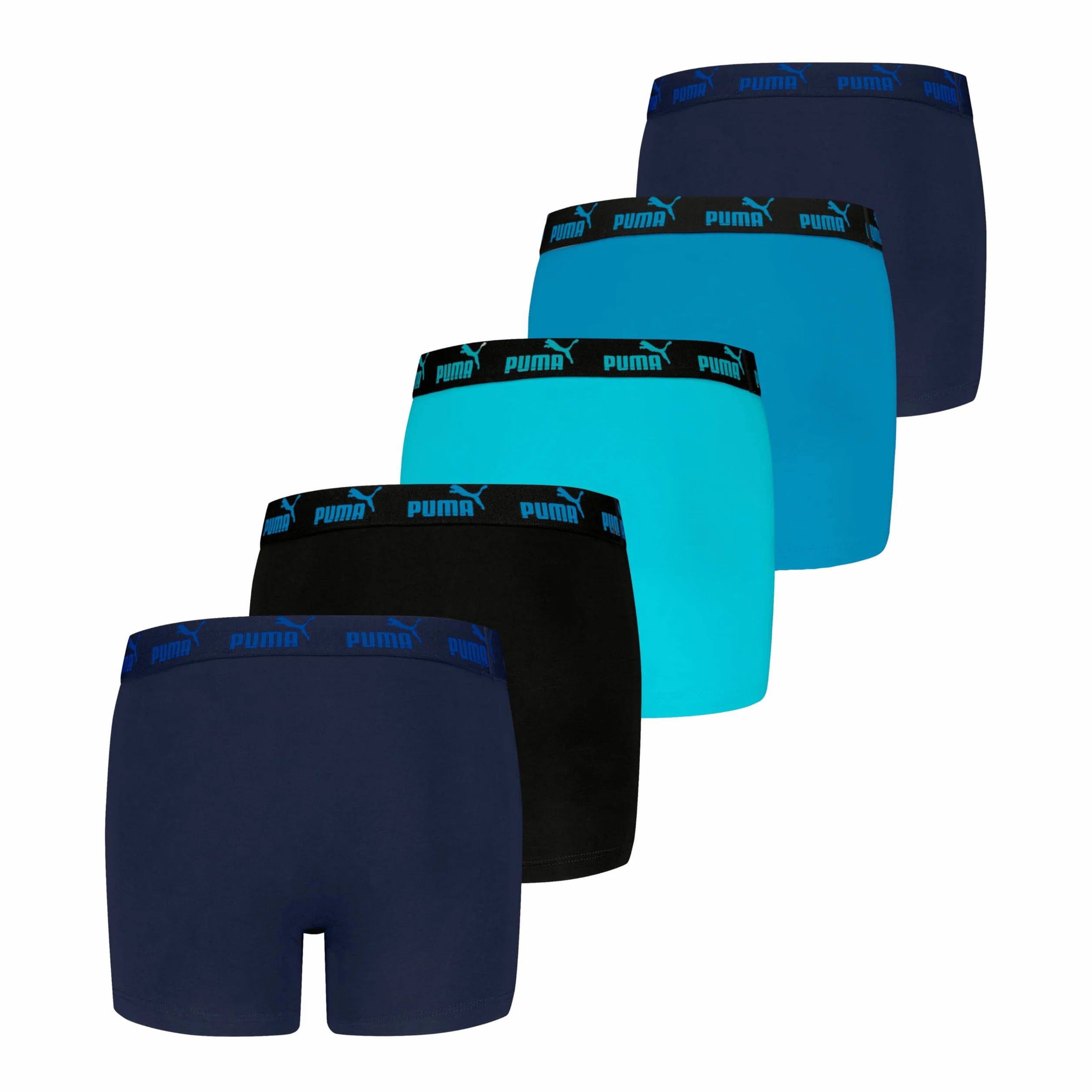 PUMA Bokserki chłopięce (5 sztuk), Blue Combo., 146-152