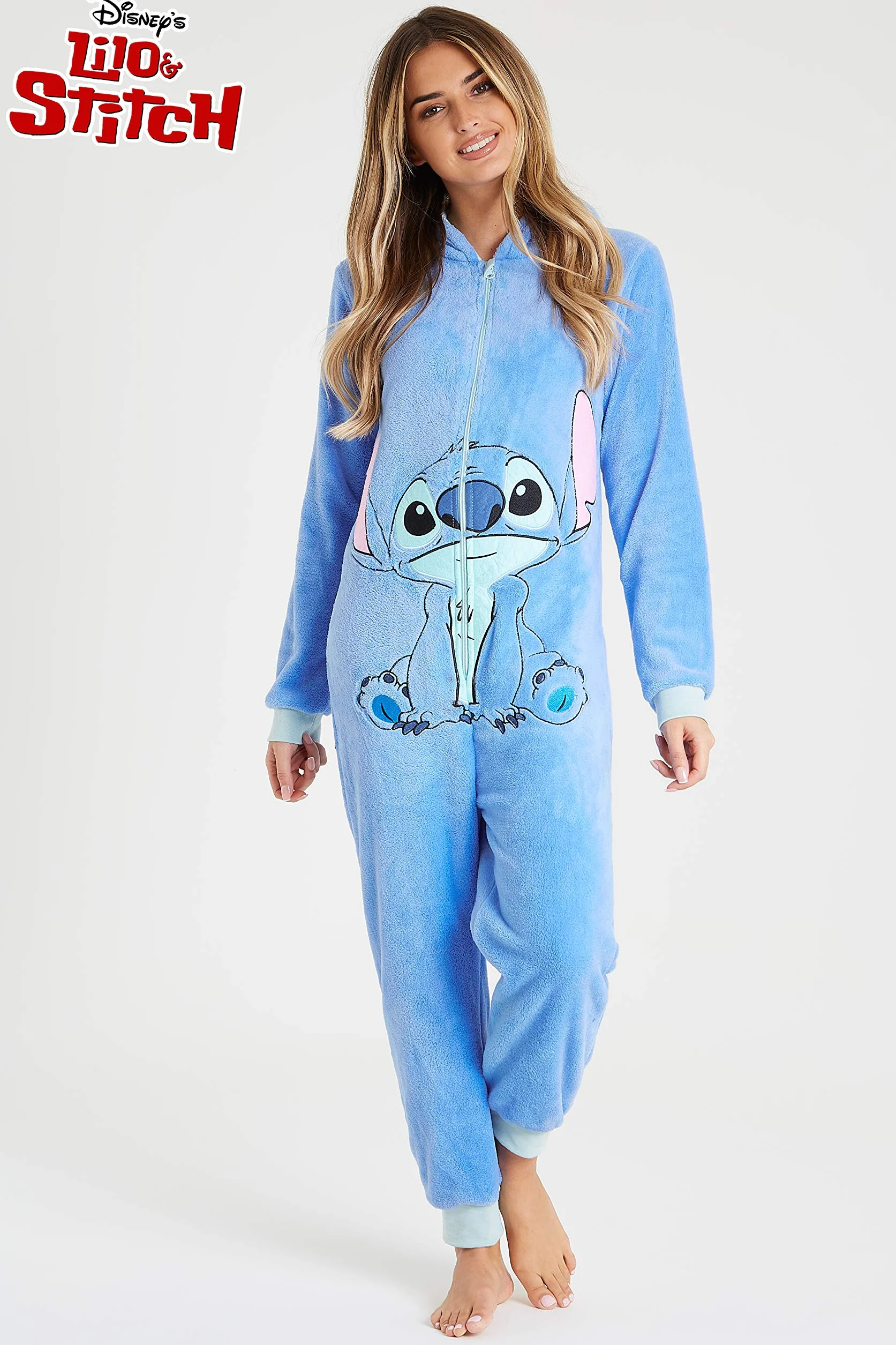Disney Piżama damska jednoczęściowa - piżama z polaru IH Oh Angel Minnie Maleficent S-2XL - pomysł na prezent