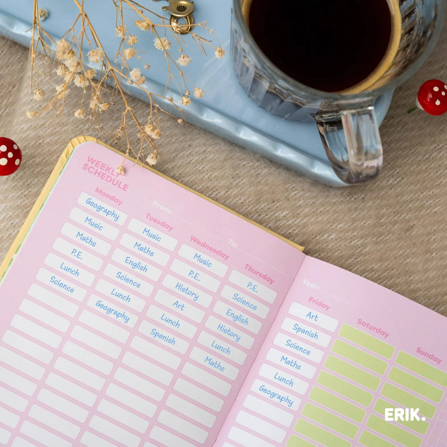 Grupo Erik Pocket Academic Diary 2025-2026 Week To View - Moomin Stationery | A6 Diary 2026 17 Month, Weekly Academic Planner 2025-2026 Mid Year | Moomins Gifts