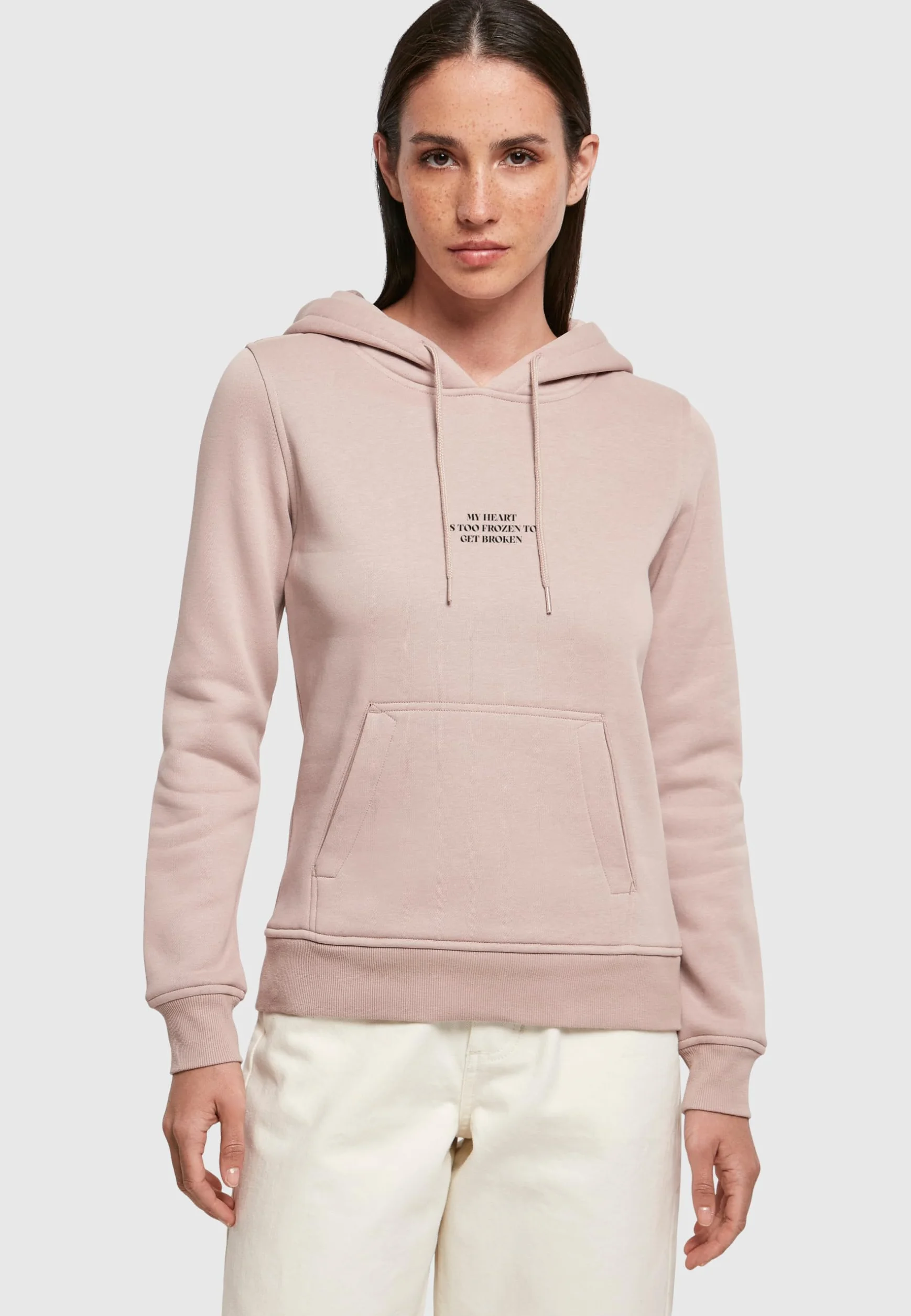 Miss Tee Too Frozen damska bluza z kapturem, Duskrose, L
