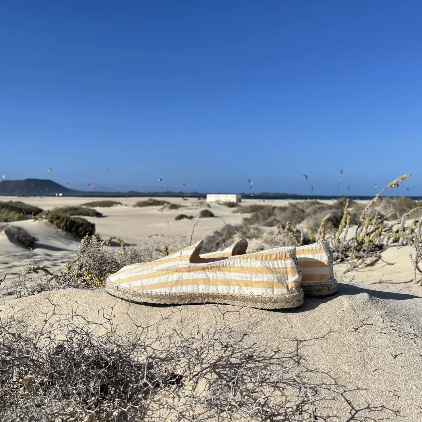 weltenmann Corralejo – kolorowe espadryle z bawełny z workiem na buty, 41-46, ręcznie robione w Hiszpanii, wielokolorowa - Parasol - 41 EU