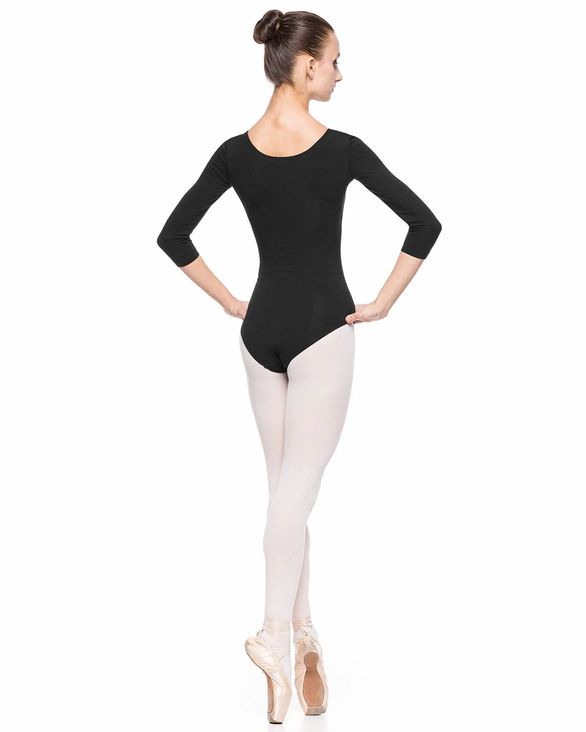 Arabesque 3/4 Krótki Rękaw Damski Baletowy Klasyczny Kombinezon Body 2002