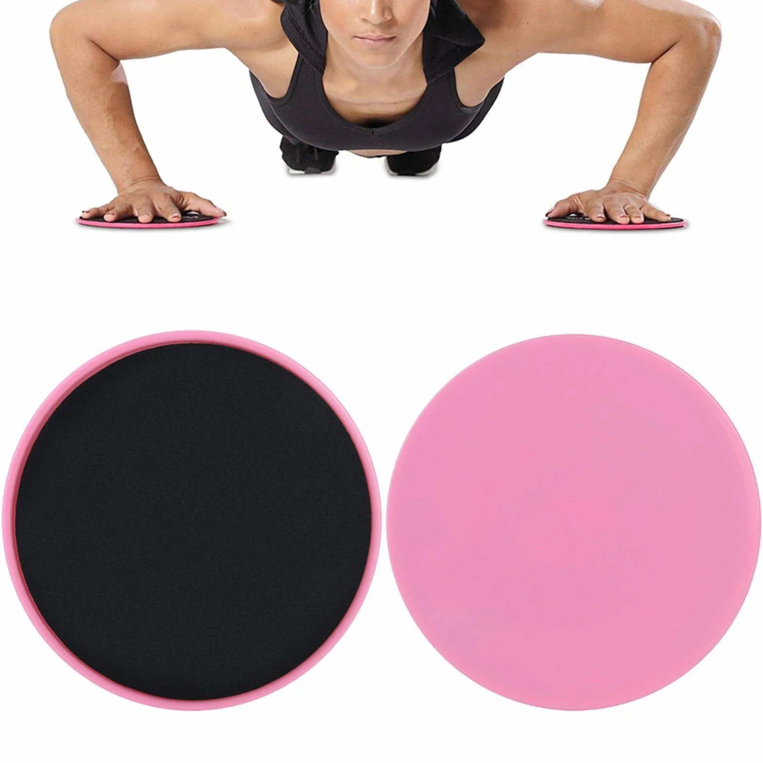 Suwaki do ćwiczeń, krążki ślizgowe, suwaki rdzeniowe, suwaki siły, 2 szt. Ćwiczenia Przesuwana tarcza ślizgowa Fitness Suwak rdzeniowy Sport Trening całego ciała