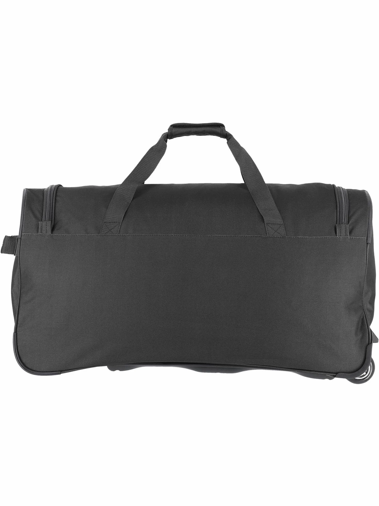 Seria Bagażu Basics Fresh: Miękka Torba Podróżna na Kółkach, O Sportowym Wzornictwie, 2-Kołowa Torba Podróżna na Kółkach, Rozmiar L, 096277-01, 71 cm, 89 Litrów, Czarna