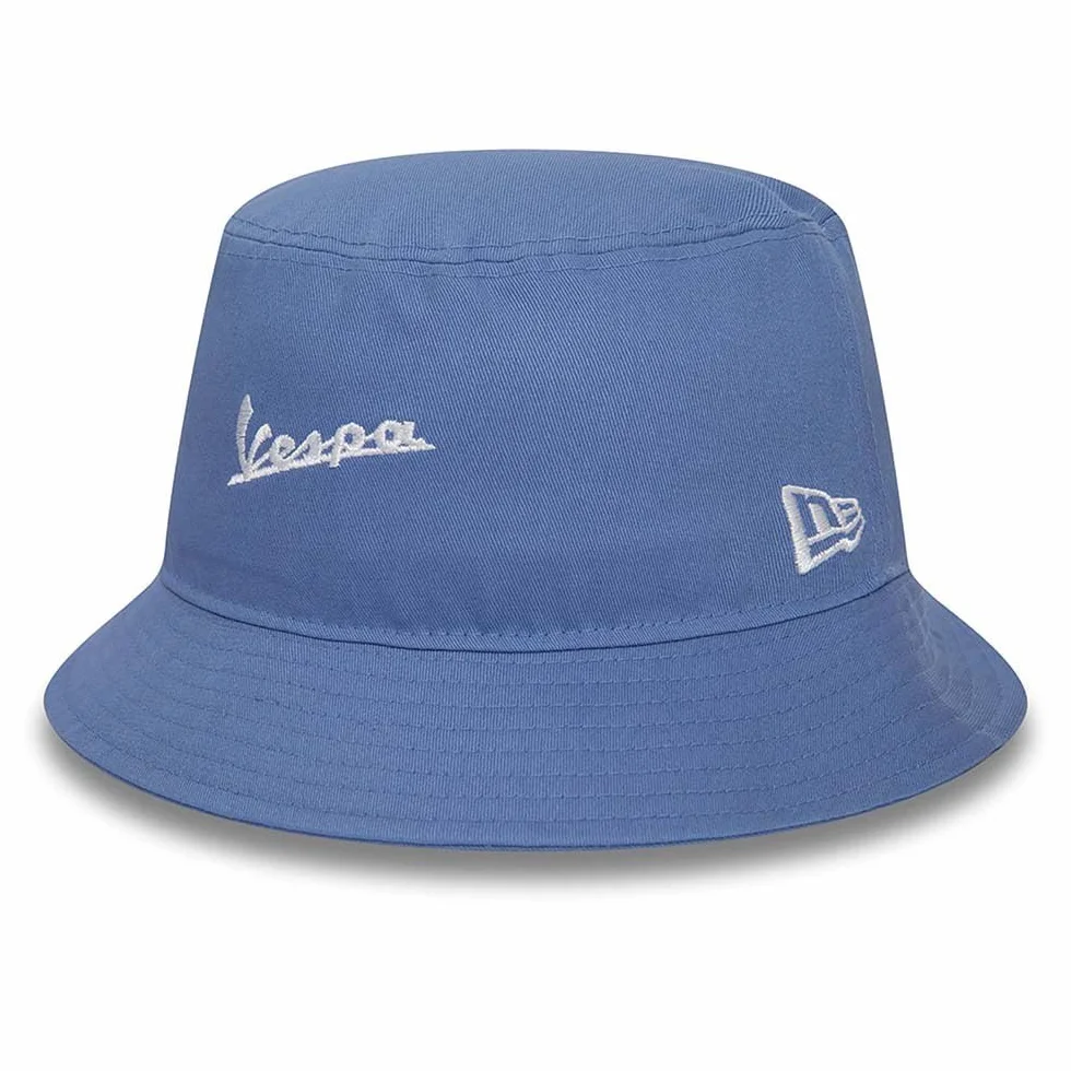 New Era Vespa sezonowy kapelusz kubełkowy dla dorosłych, błękitny/biały, oficjalny towar - rozmiary S, M, L