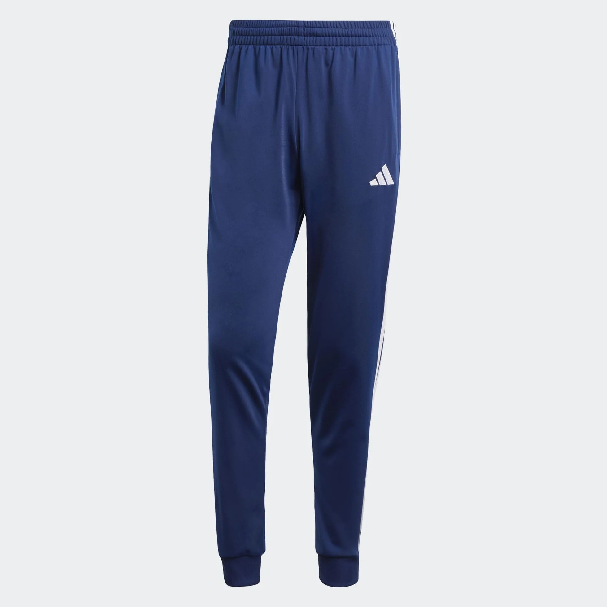 adidas Mężczyźni SPORTSWEAR BASIC 3 STRIPES TRICOT TRACKSUIT, Dark Blue, S