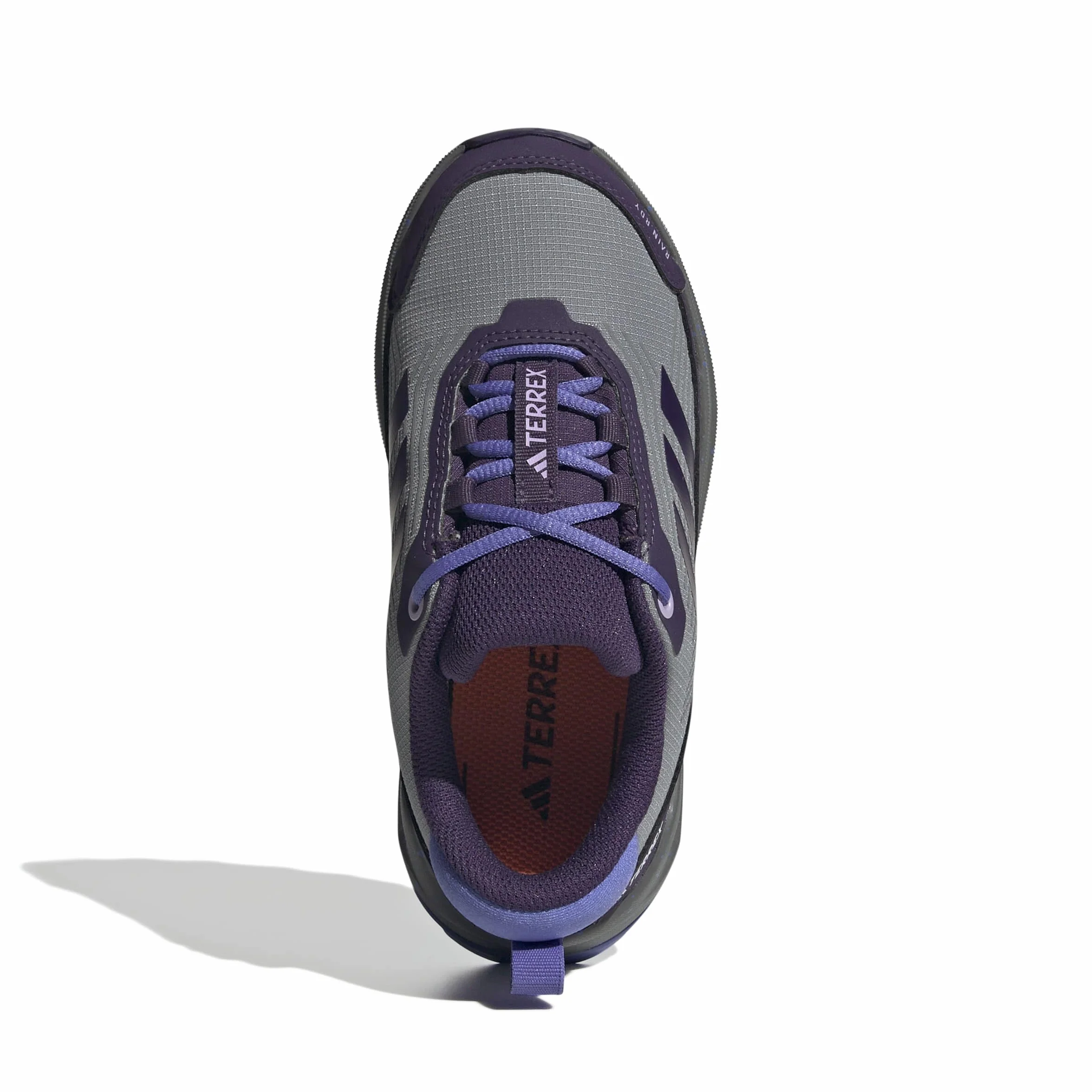 adidas Uniseks - dzieci Terrex Trailmaker 2 RAIN.RDY Hiking Shoes Kids, grey three/aurora plum/semi cobalt blue, 32 EU