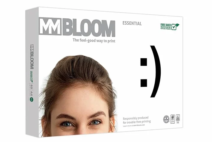MM Bloom Essential Papier A4 Ksero do Drukarki Ryza 500 kartek 80g 1 ryza