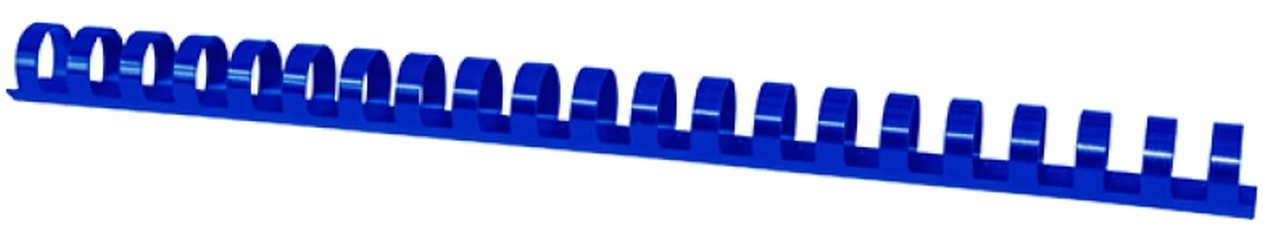 Plastikowe grzbiety do bindowania A4 16mm 100 sztuk niebieskie