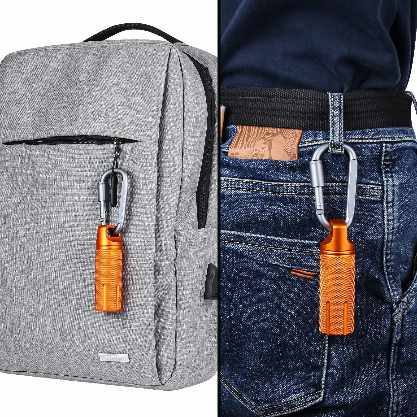 Aenllosi Do Ledger Nano X, Ledger Nano S Plus i Ledger Nano S Crypto Hardware Wallet Case - Stop aluminium, ognioodporne i wodoodporne, tylko etui, pomarańczowy, S, ledger nano x/s plus/s portfel etui