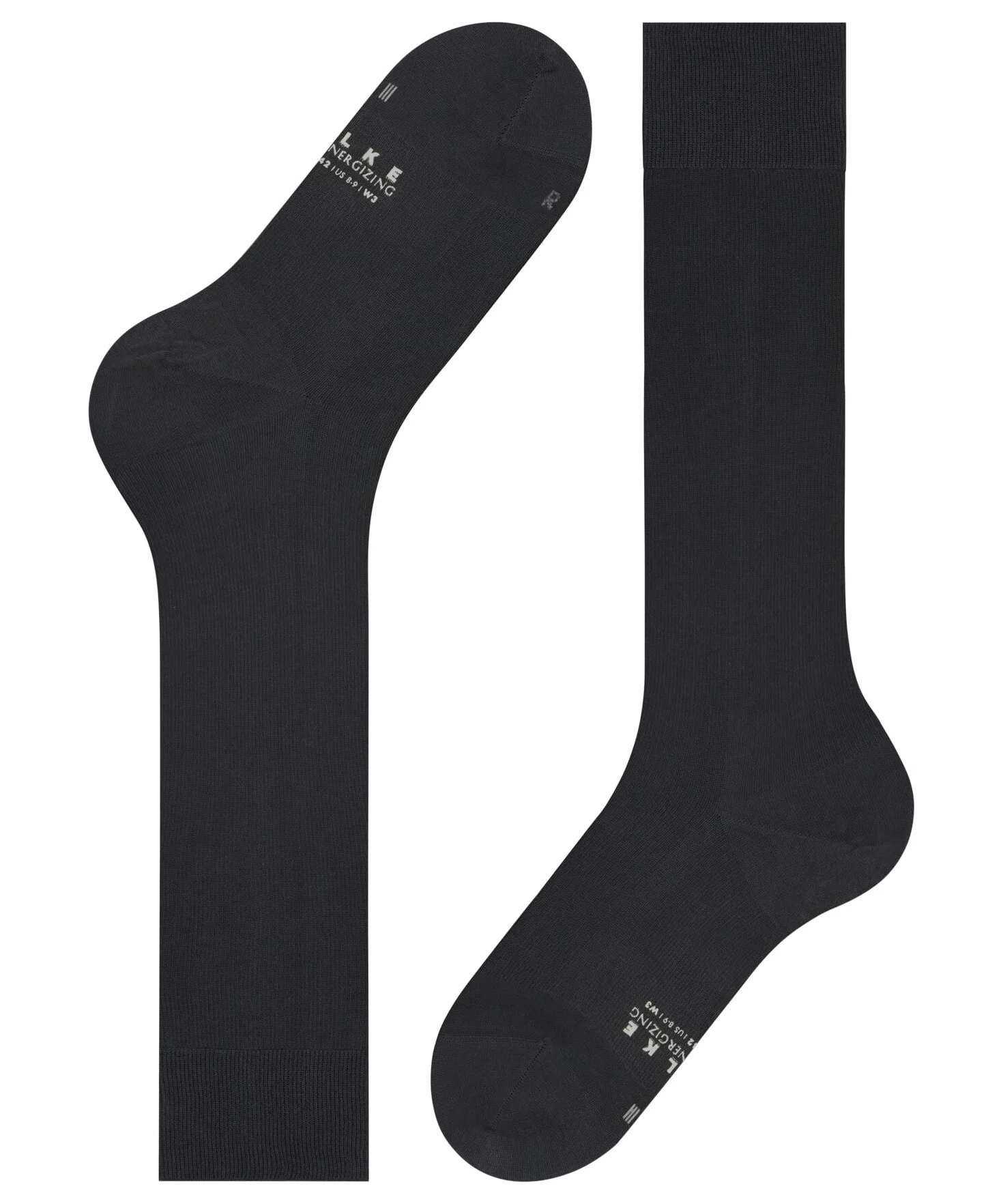FALKE Mężczyźni Podkolanówki Ultra Energizing M Kh Bawełna kompresyjne 1 Para, Szary Anthracite 3110 - Obwód łydki W4, 41-42 W4