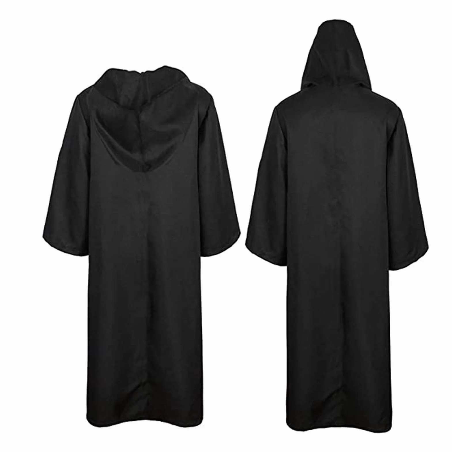 kinstell Jedi mundur szlafrok z kapturem kostiumy rycerskie czarna tunika mundur pełne Halloween Darth szlafrok z kapturem płaszcz kostium cosplay