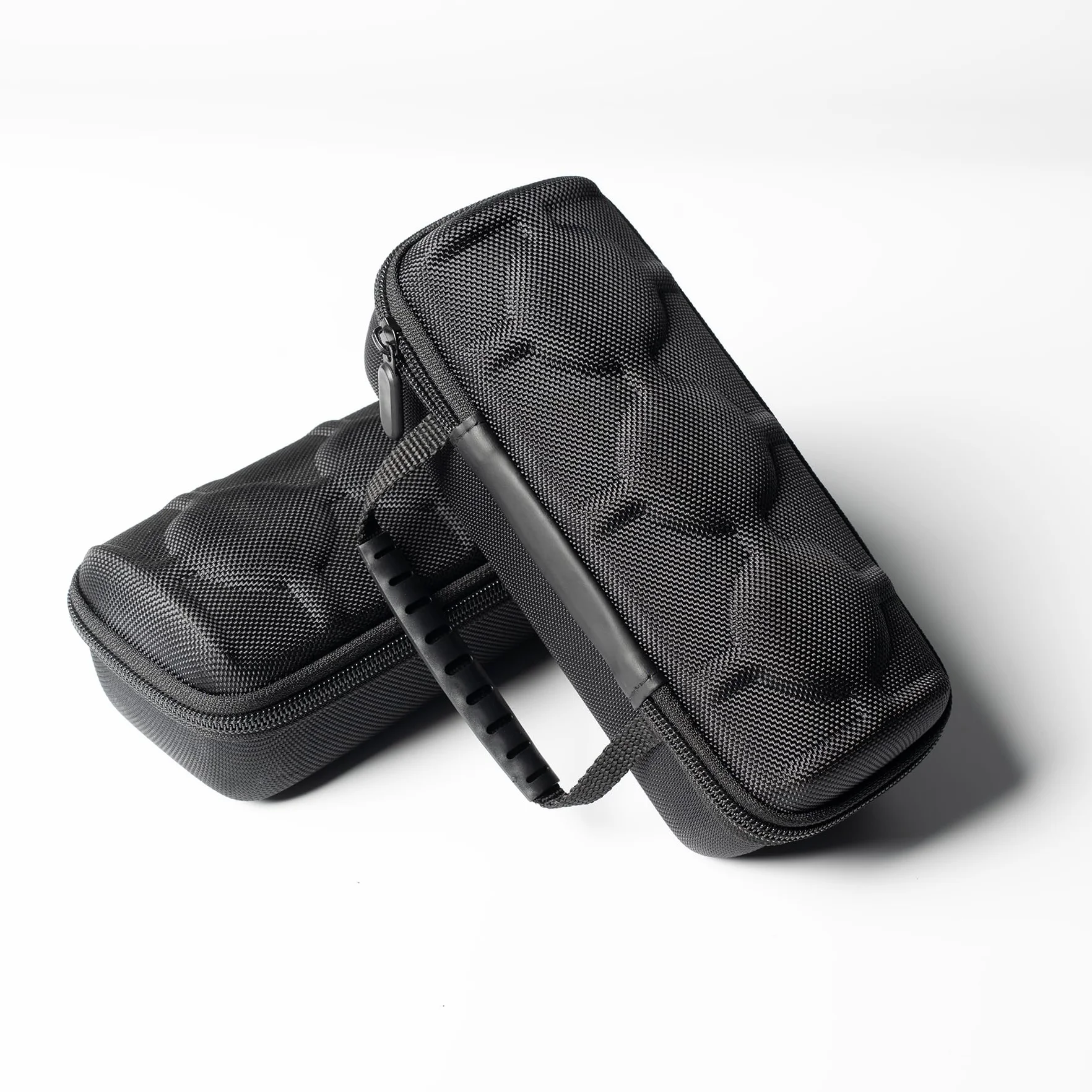 3 etui podróżne na rękę SLOTHard do zegarka, etui na zamek błyskawiczny i organizer dla mężczyzn i kobiet, z poduszką zapobiegającą ruchowi (czarny 3 przegródki)