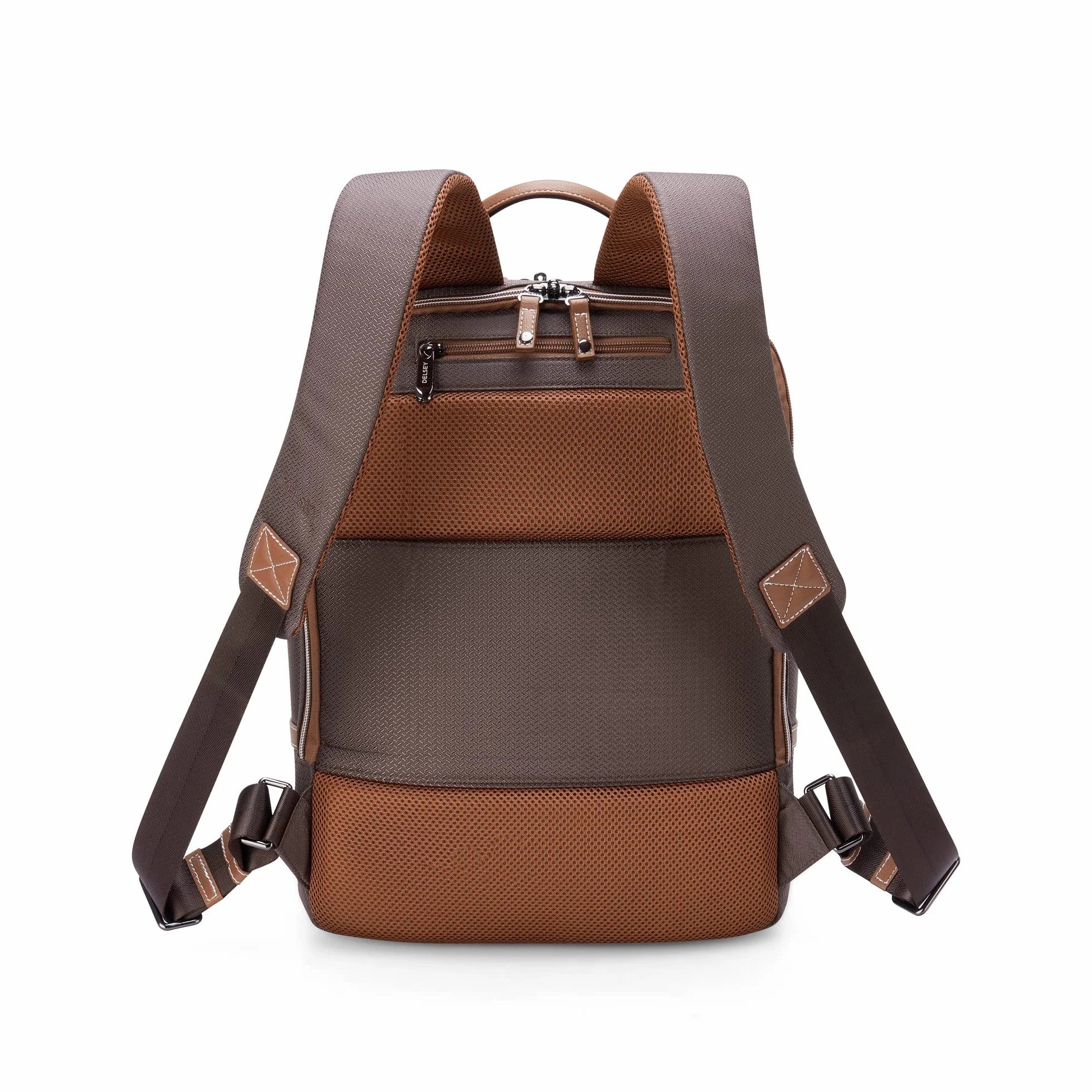 DELSEY PARIS Chatelet Air 2.0 Hardside Luggage with Spinner Wheels, Chocolate Brown, 2 Piece Set, (20/Backpack)