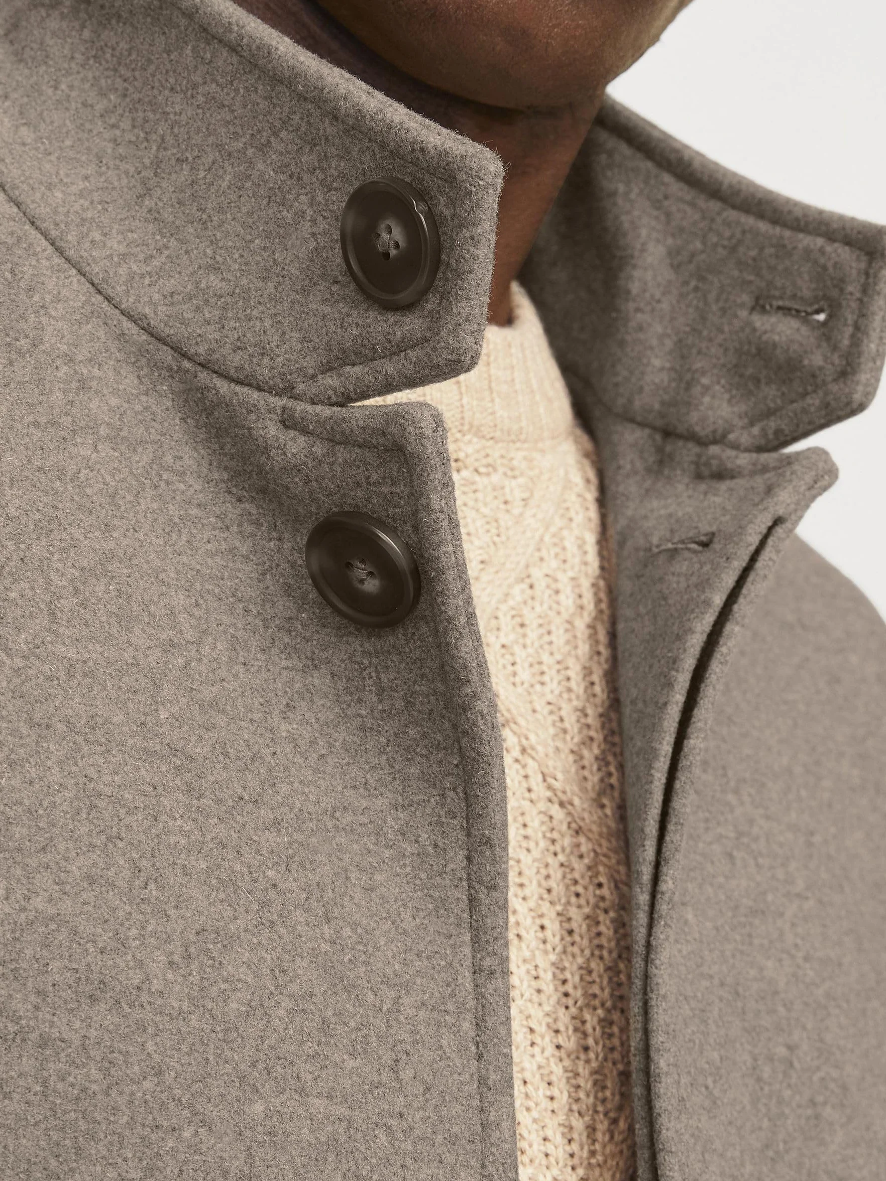 JACK & JONES Płaszcz Mężczyźni Jprblawilson Wool Coat Sn