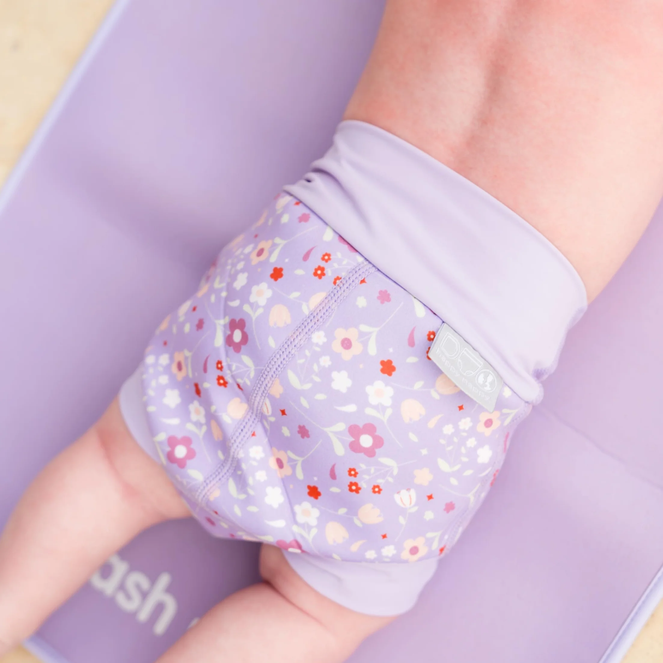 Splash About Happy Nappy Duo, wielokrotnego użytku Swim Nappy, Fioletowy, 4-5 años