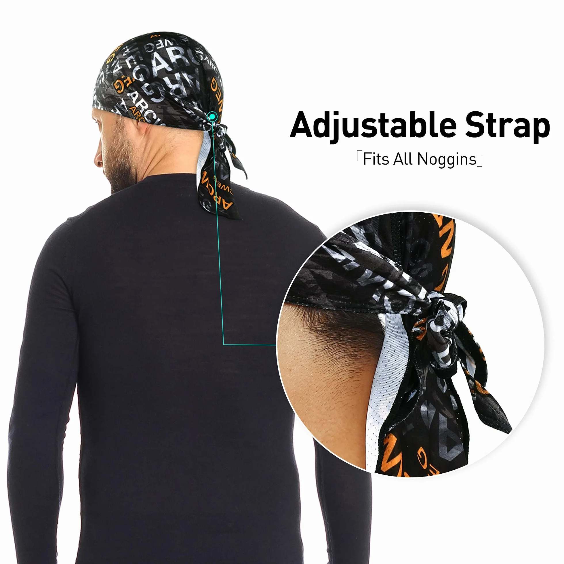 Arcweg Jazda na rowerze piracka bandana czapka