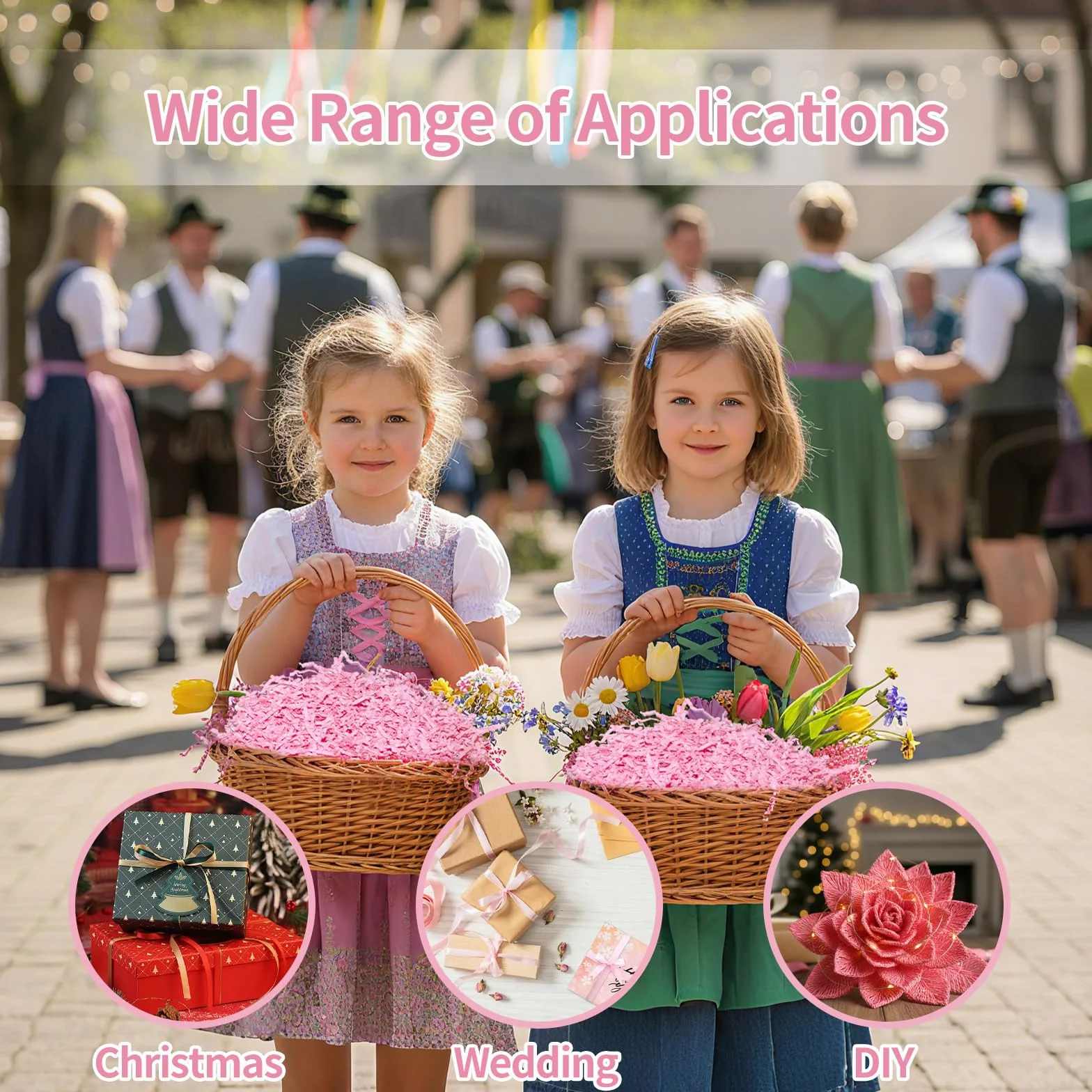 Materiał opakowaniowy, wypełniacz, prezent do pudełka prezentowego: 200 g, materiał wypełniający do pakietów, kosz prezentowy, pudełko prezentowe, rozdrobniony papier, pudełko na prezent