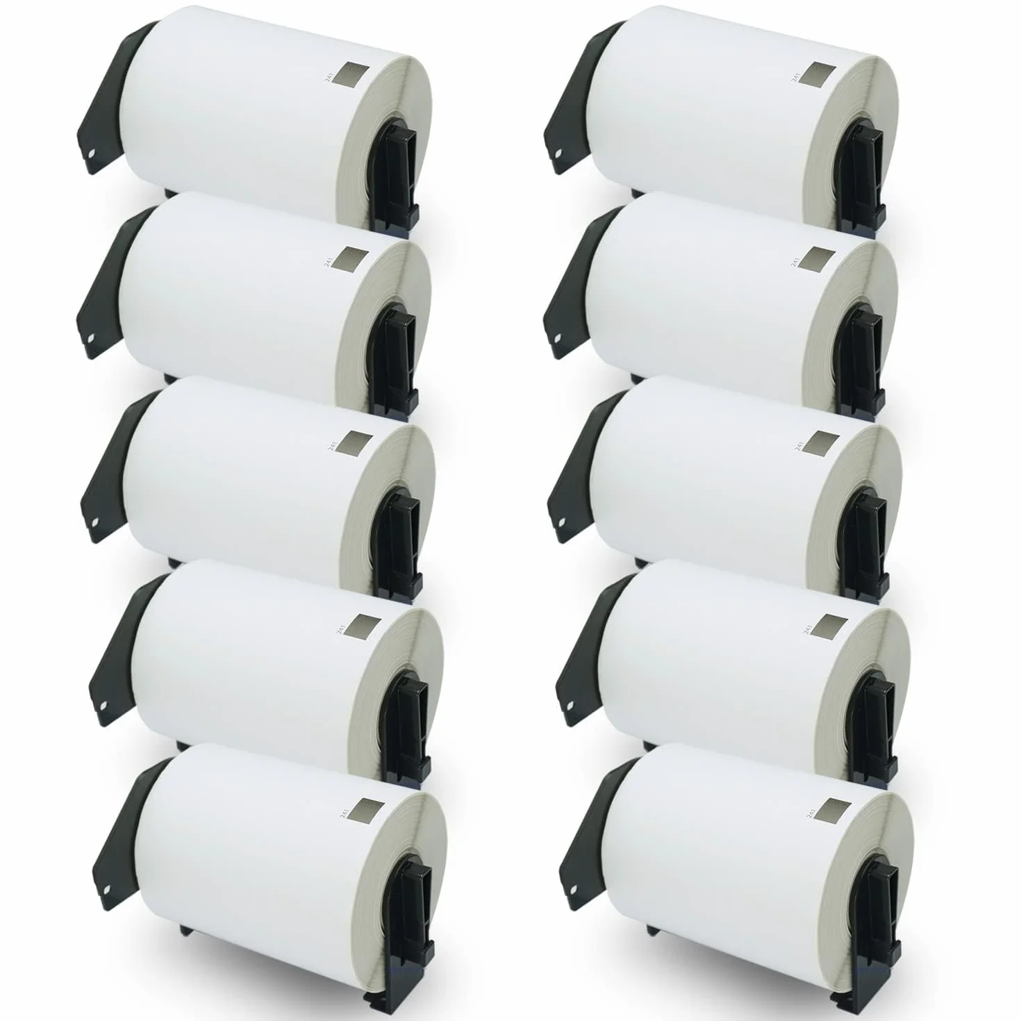 BETCKEY 10 rolek etykiet DK-11247, 103 mm x 164 mm, 1800 etykiet wysyłkowych kompatybilnych z drukarkami etykiet Brother QL