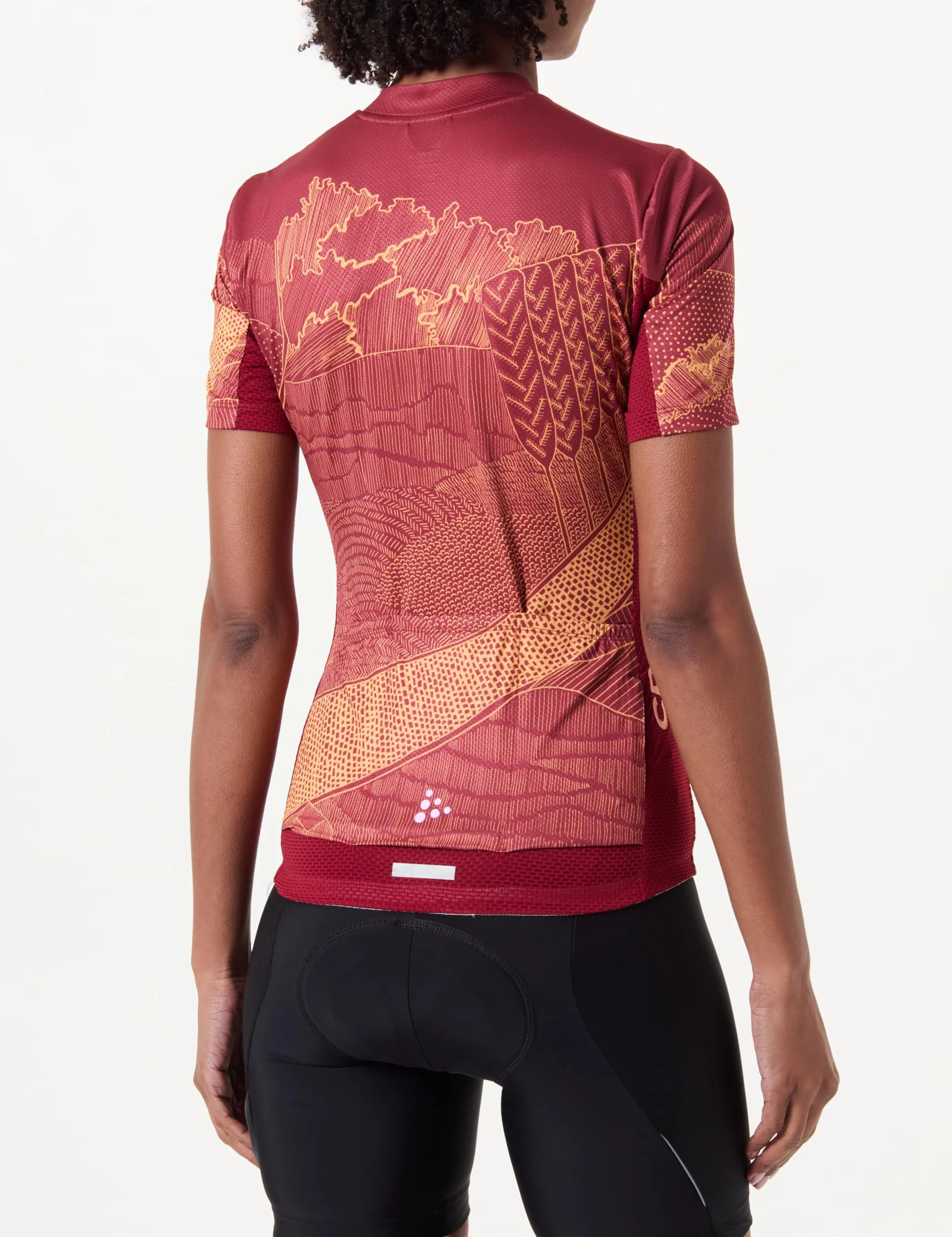 Craft ADV ENDUR Graphic Jersey W Rhubarb/Sour S, Rhubarb/Sour, S