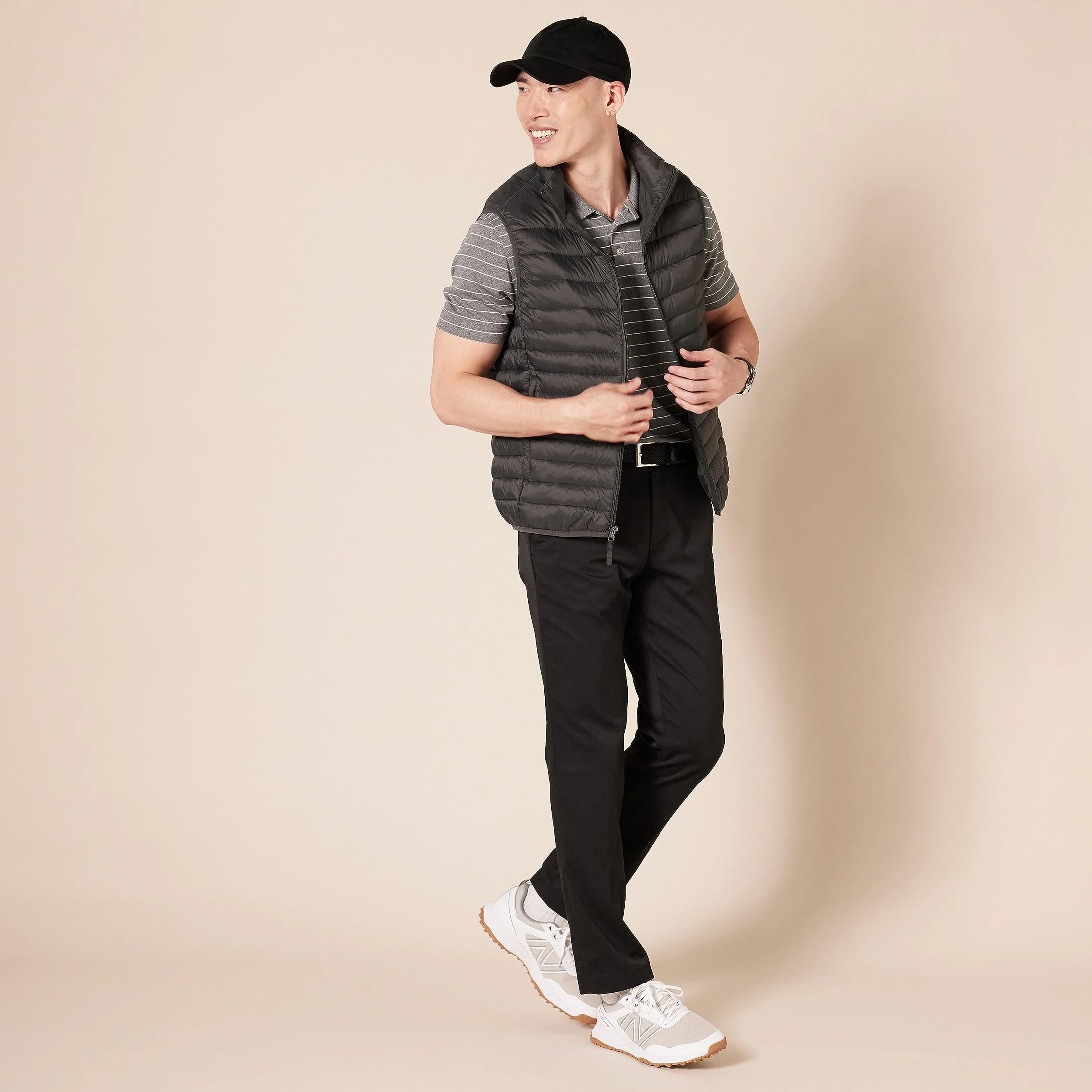 Amazon Essentials Mężczyźni Spodnie golfowe Slim-Fit Stretch