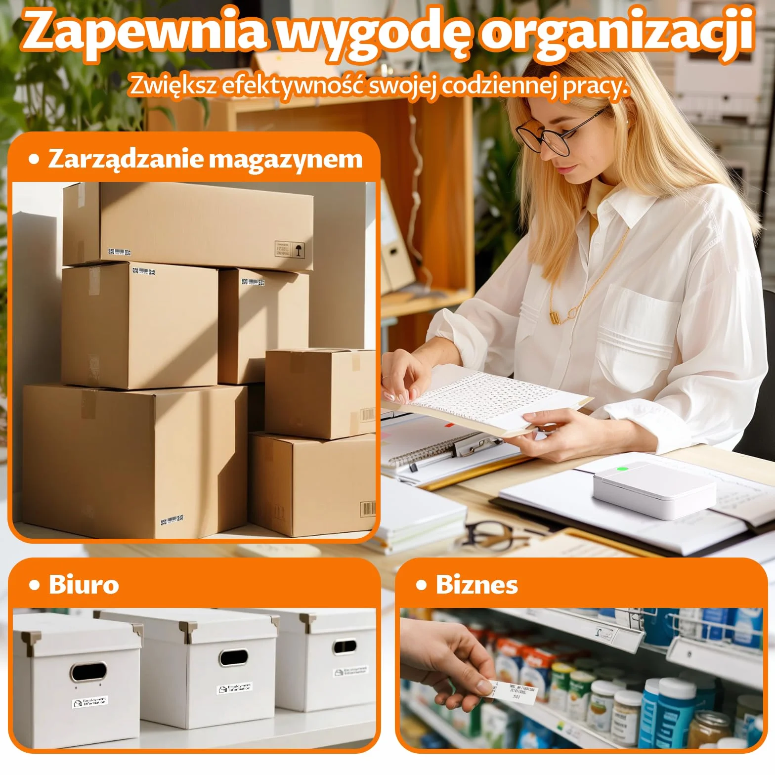 Mini przenośna drukarka etykiet Bluetooth drukarka termiczna z naklejkami, kompatybilna z systemami iOS i Android, drukarka naklejek odpowiednia do biura domowego, szkoły, sklepu