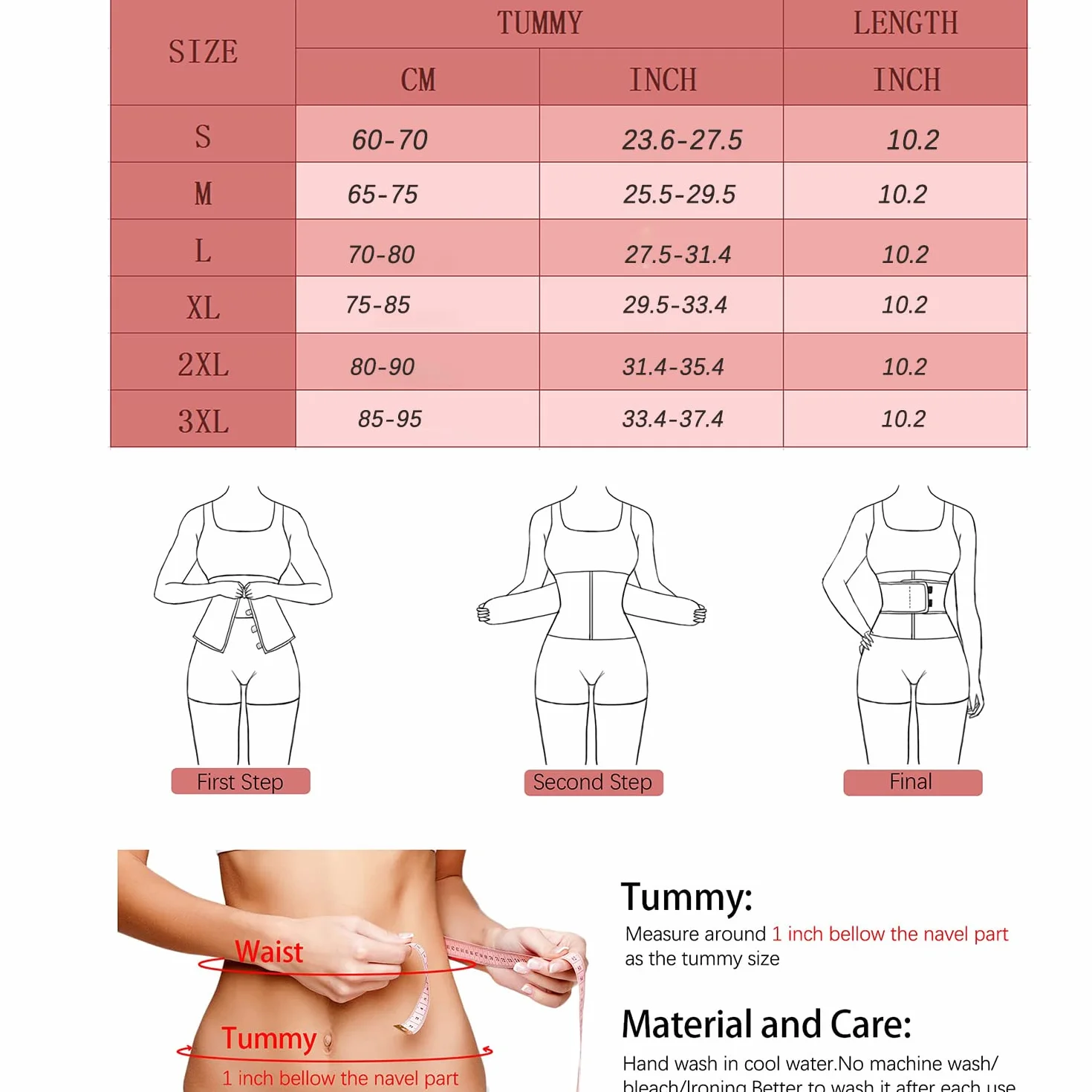Sportowy gorset pod biustem Shapewear regulowany gorset taliowy damski pas trenażer Cincher pas gorset