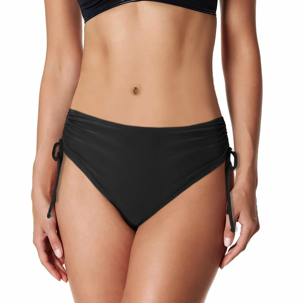 flintronic Damskie spodnie od bikini, wysokie stany, damskie szorty kąpielowe, majtki bikini, spodnie bikini, kontrola brzucha, na lato