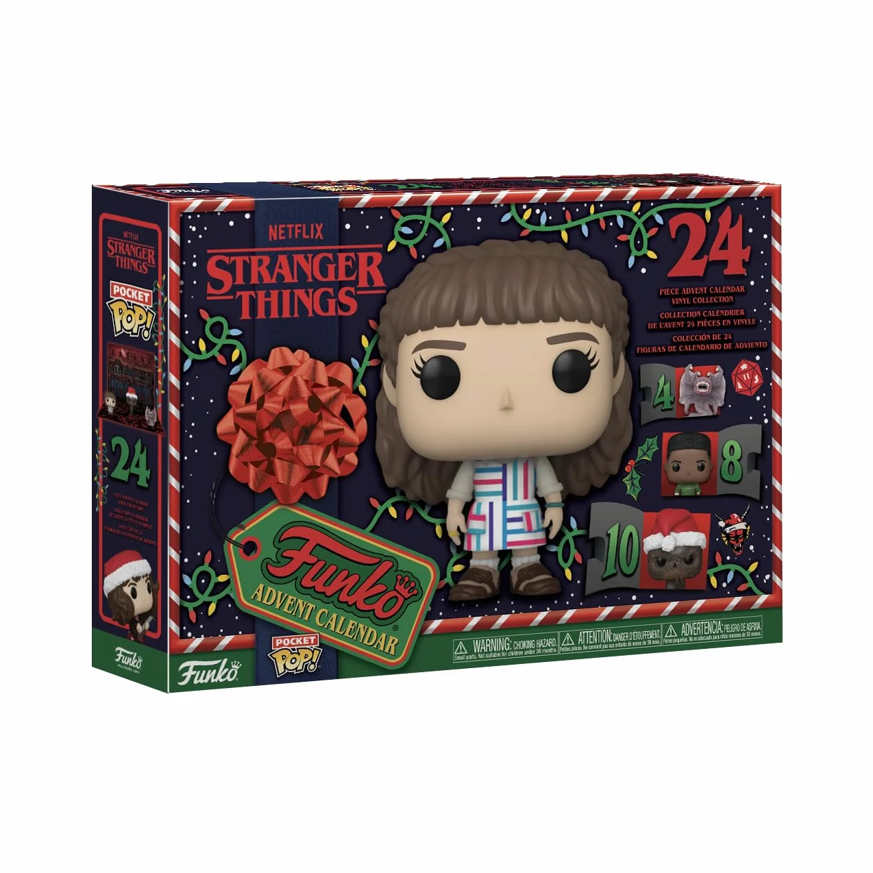 Kalendarz adwentowy Funko: Stranger Things 2024-24 dni niespodzianek - kolekcjonerskie minifigurki winylowe - tajemnicze pudełko - pomysł na prezent