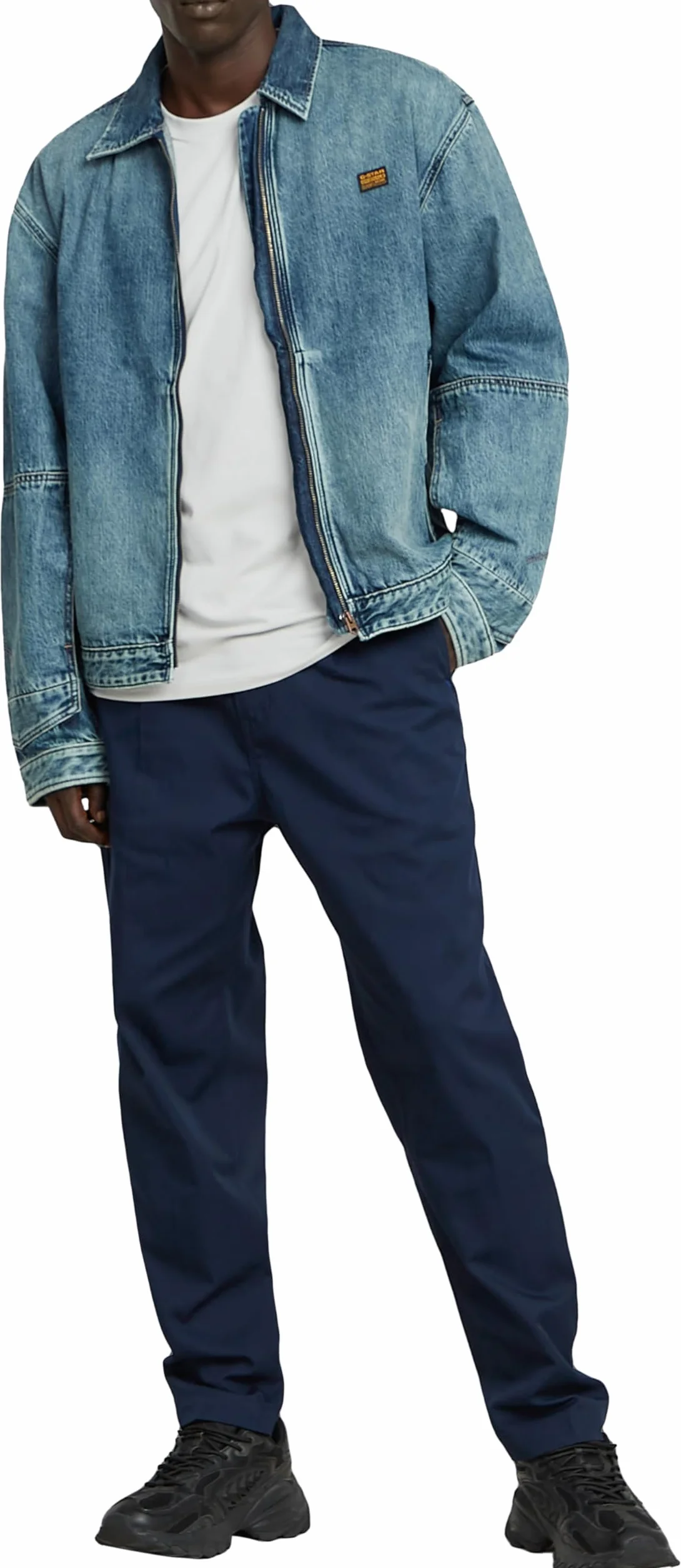 G-STAR Pleated Chino Relaxed - Spodnie Mężczyźni