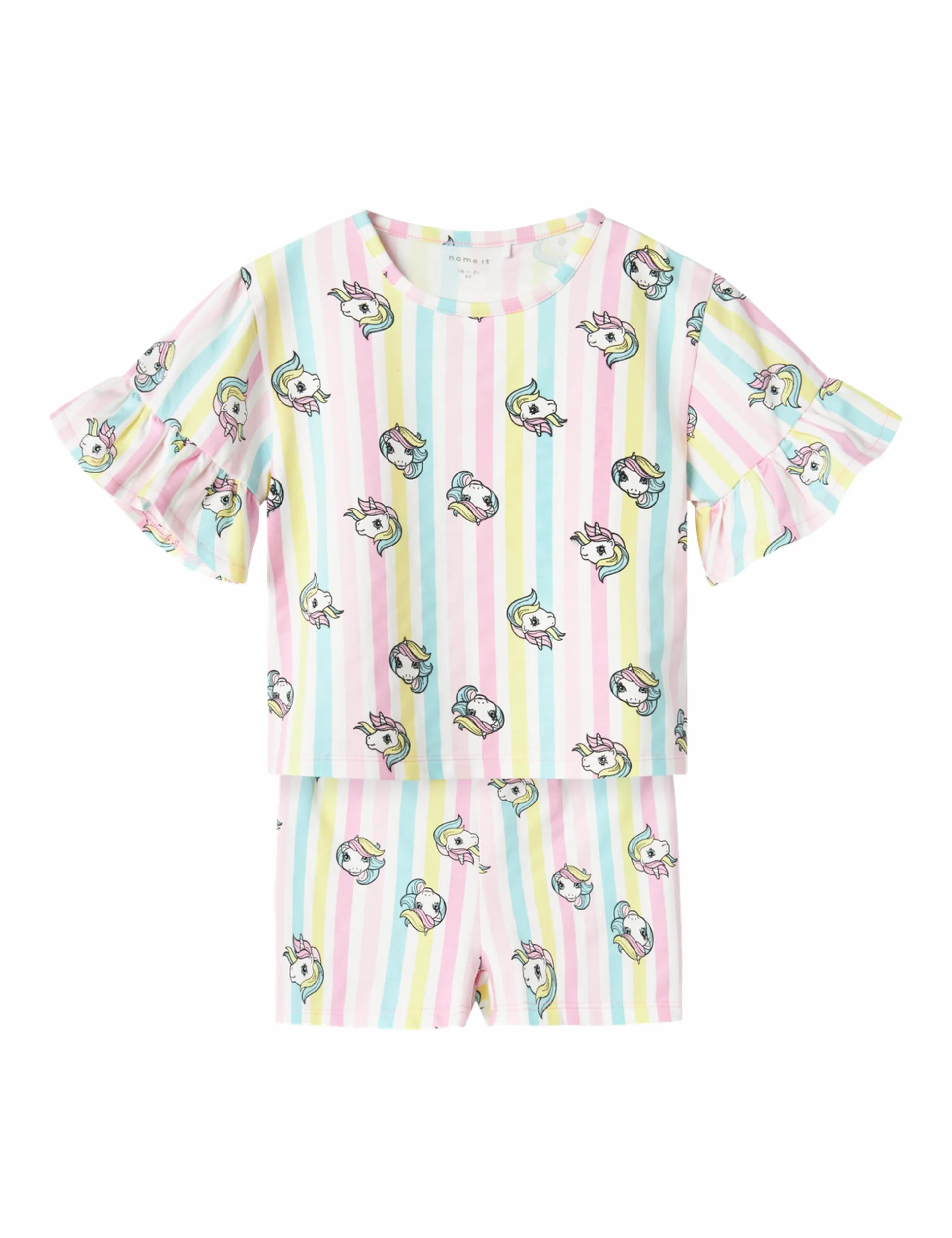 NAME IT Nmfmidis MLP Ss Nreg szorty dziewczęce Cplg, Pink Frosting, 110