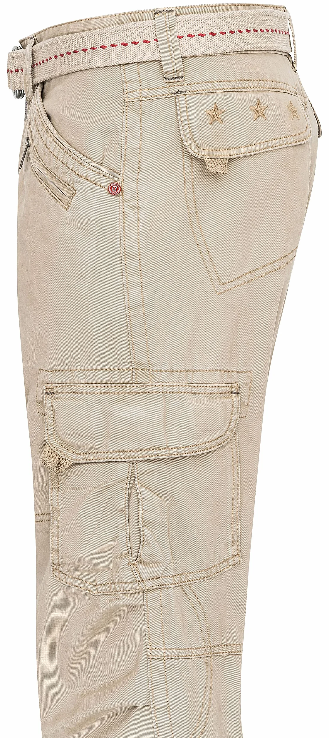Timezone BenitoTZ Herren Cargohose Benito mit Stoffgürtel