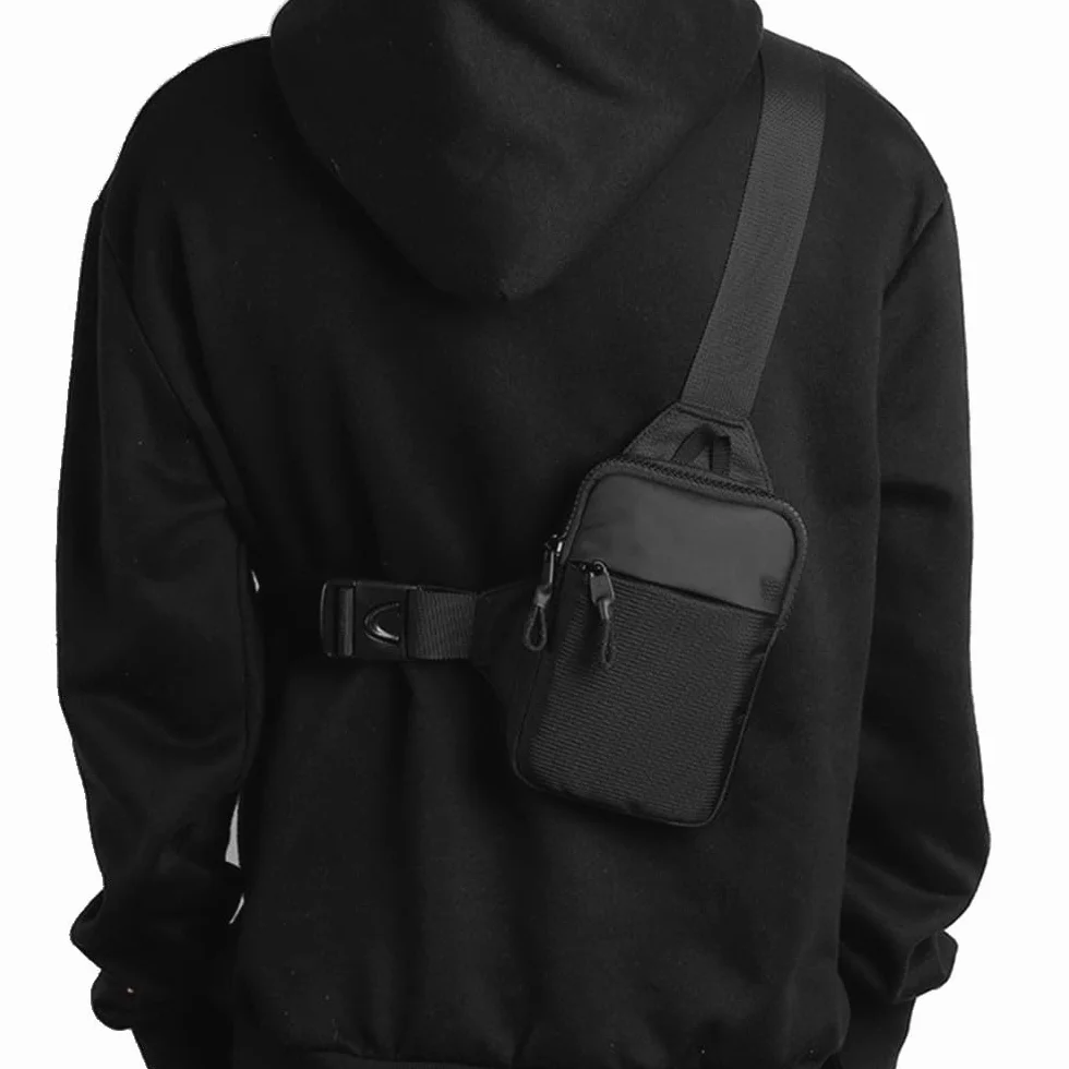 DONGKER Torba na ramię, mała, wodoszczelna, Sling Chest, torba na ramię, torba na ramię do zawieszenia, mała dla mężczyzn, kobiet, młodzieży