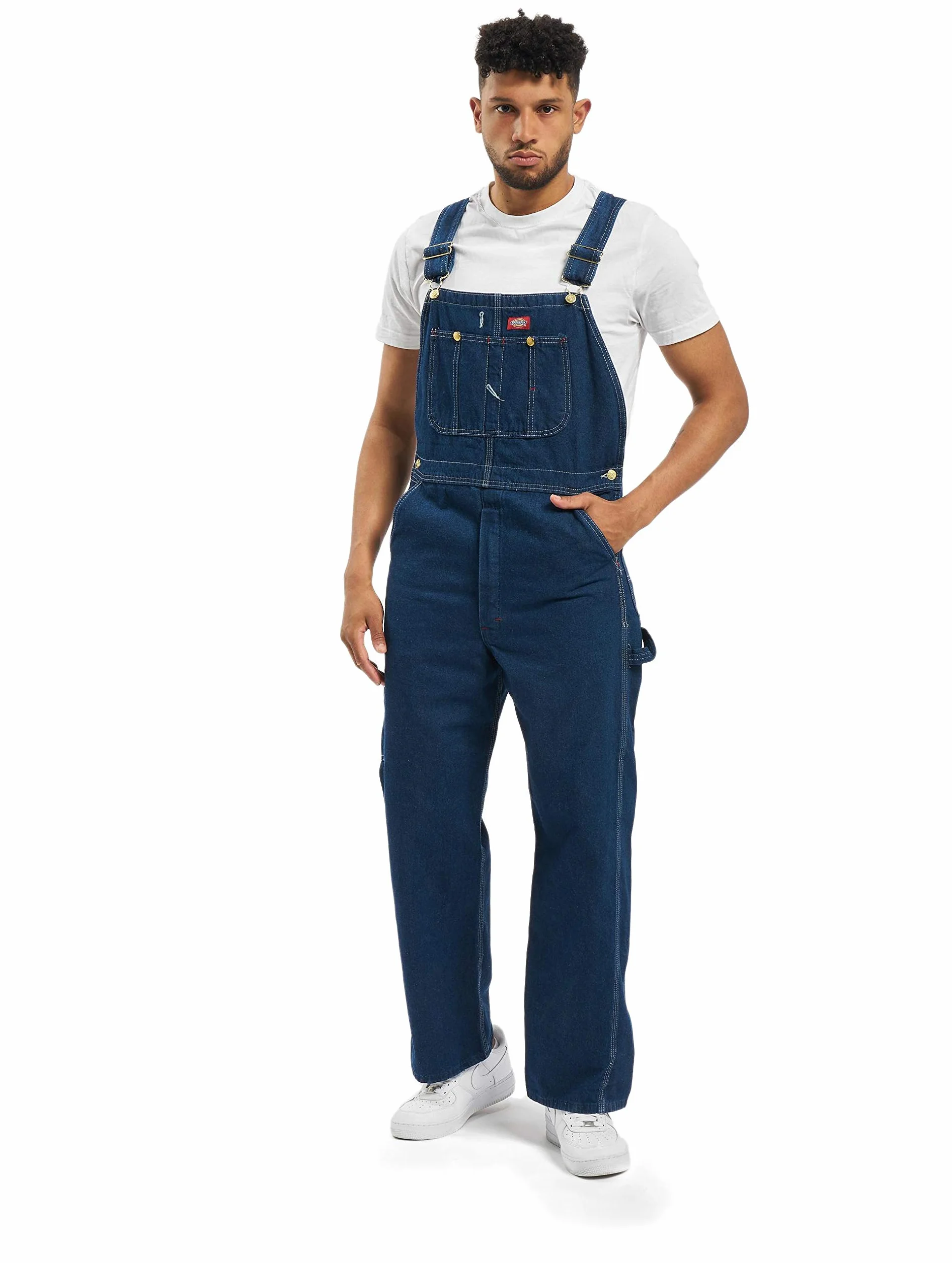 Dickies Damski rozmiar 8 i męski rozmiar 30 Mężczyźni Bib Overall