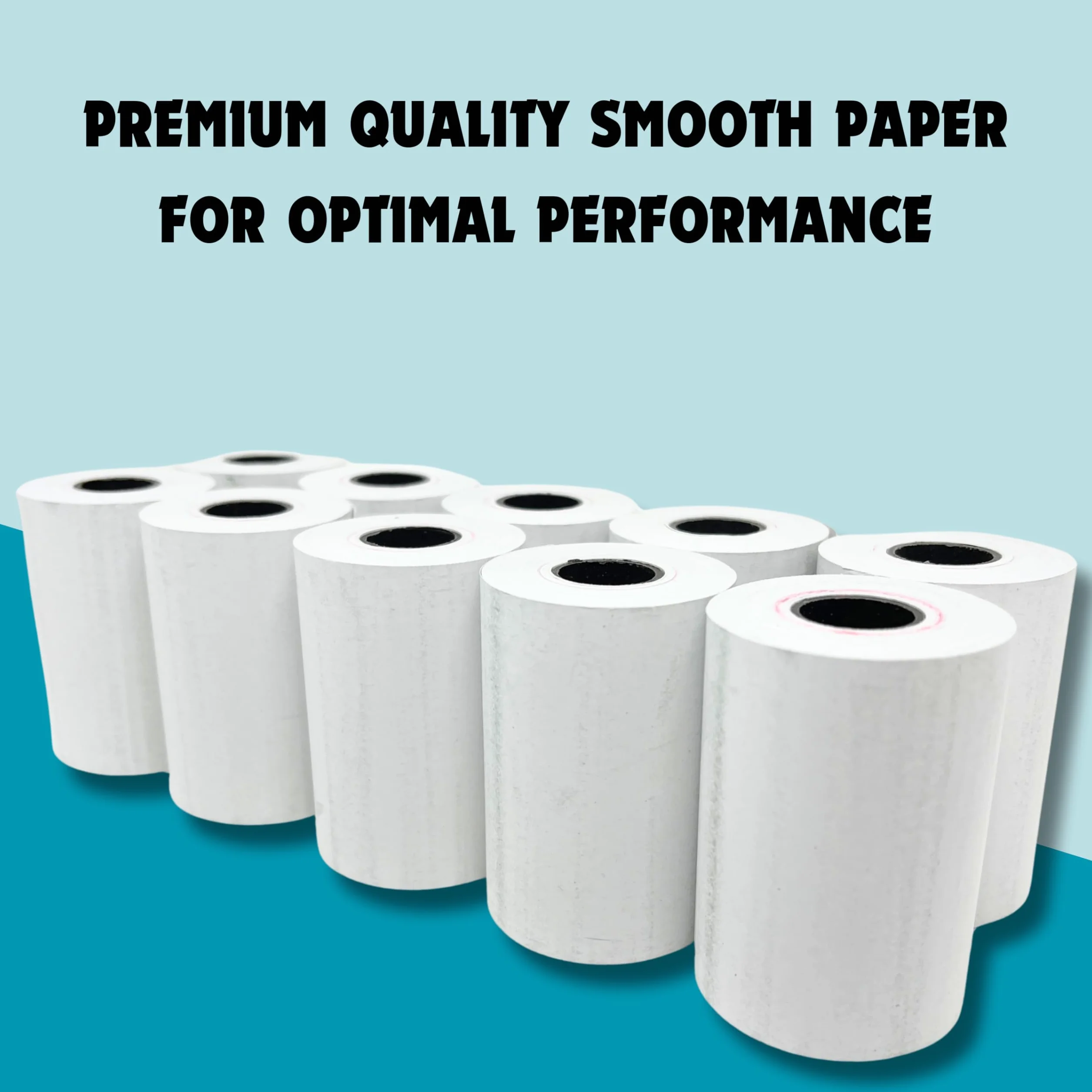Double Dragon, rolka premium papieru termicznego 57 x 40 mm do terminali kartowych PDQ, POS, EPOS [opakowanie 10 szt.] (Opakowanie może się różnić)